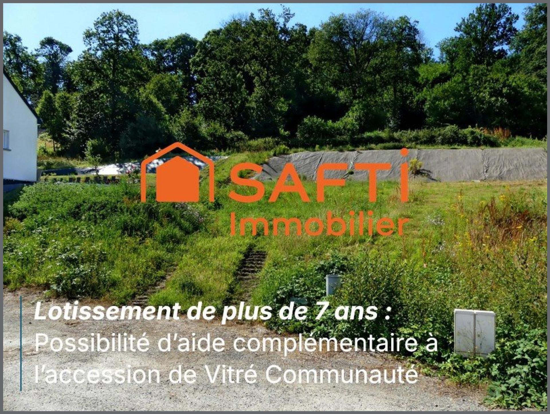 Terrain à bâtir au calme, proche de Vitré
