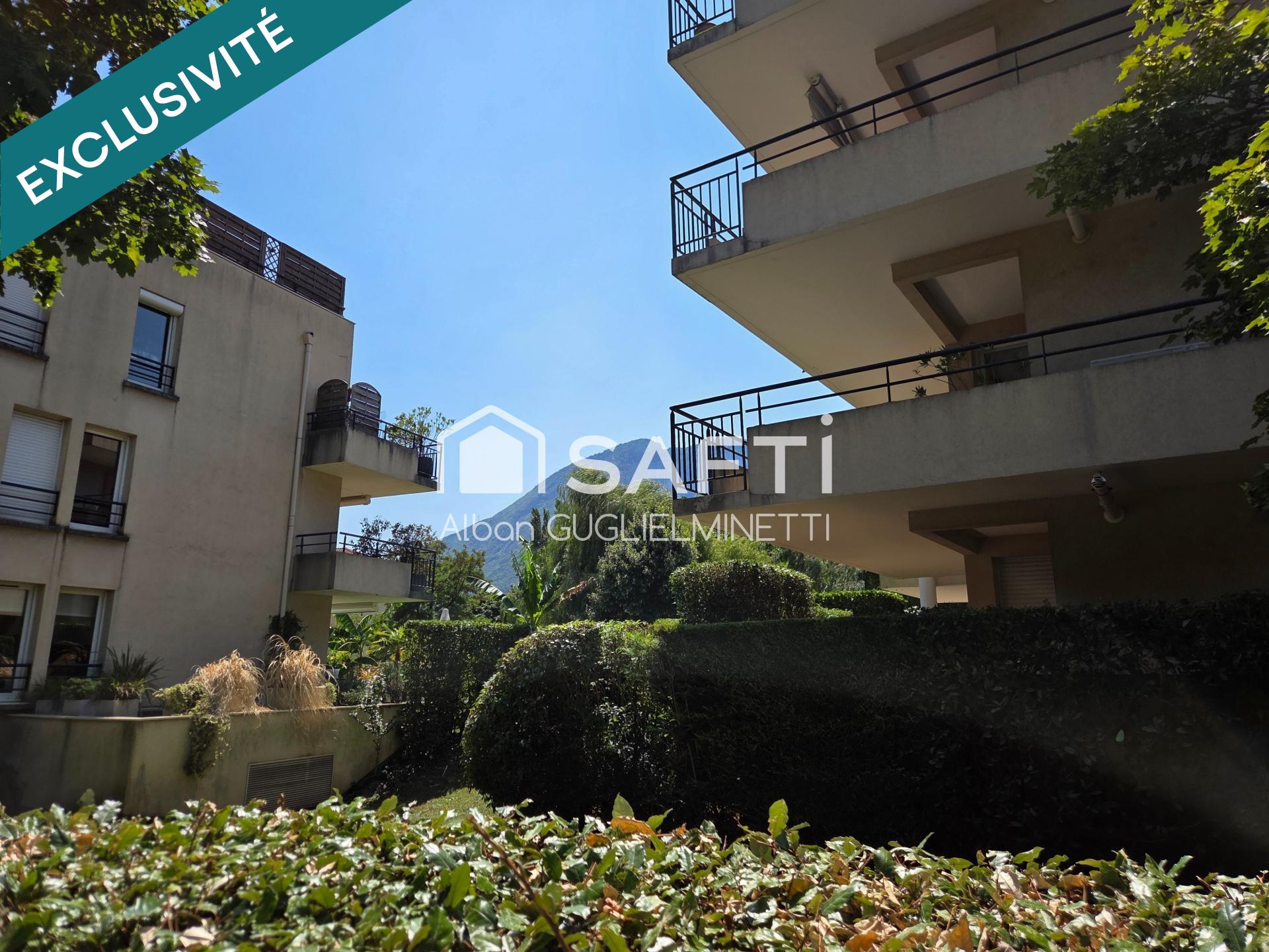 T3 avec grande terrasse, garage et cave