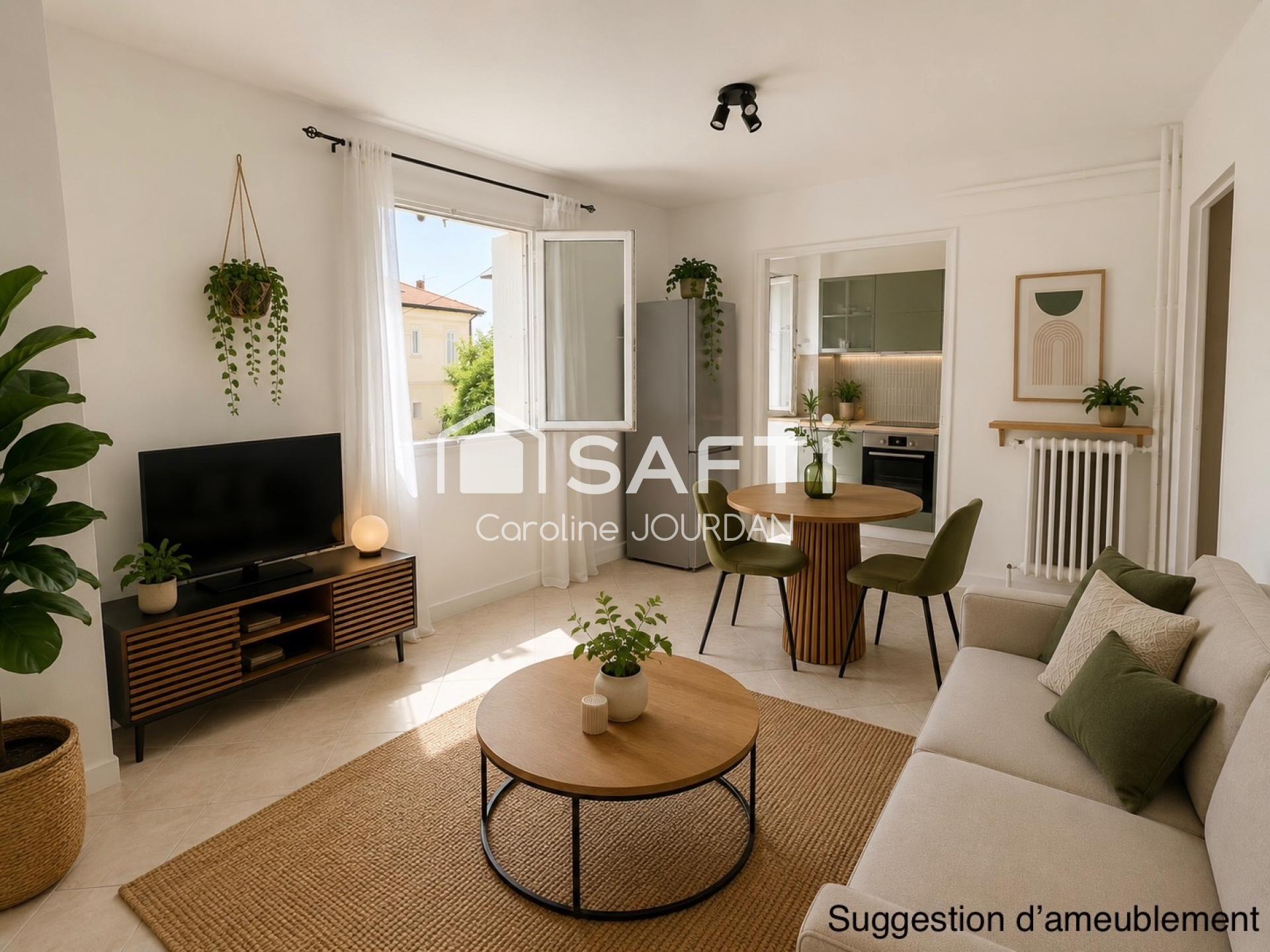 Studio de 24m2 à Cannes proche Croisette