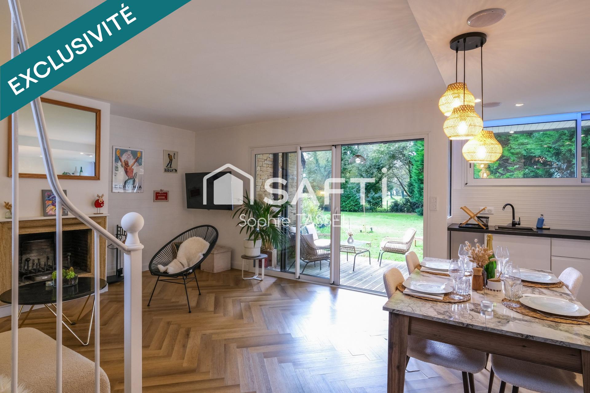Jolie maison en parfait état avec terrasse et jardin