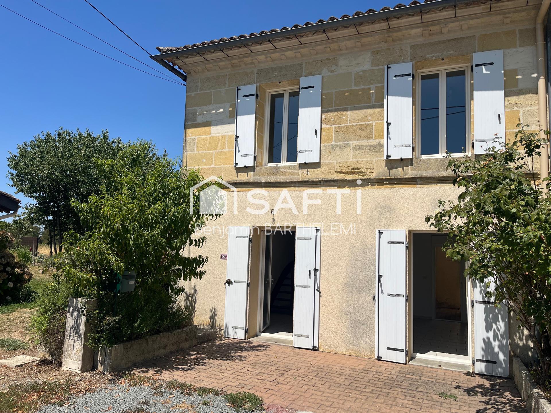 Maison en pierre, 3 chambres.