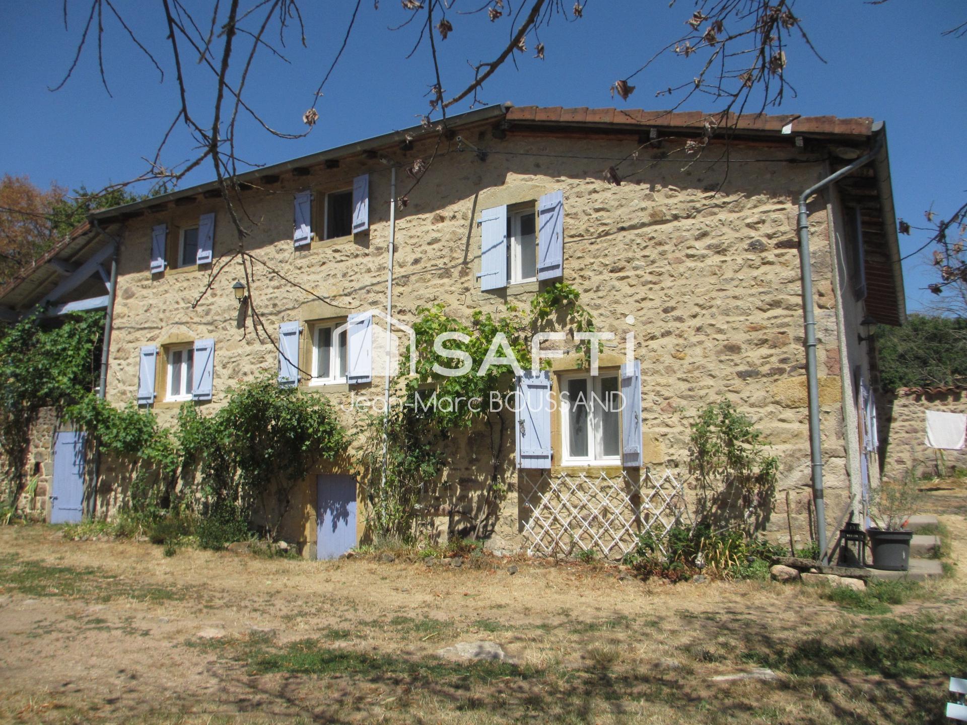 ANGLURE SOUS DUN Maison en pierre de pays 5 pièces