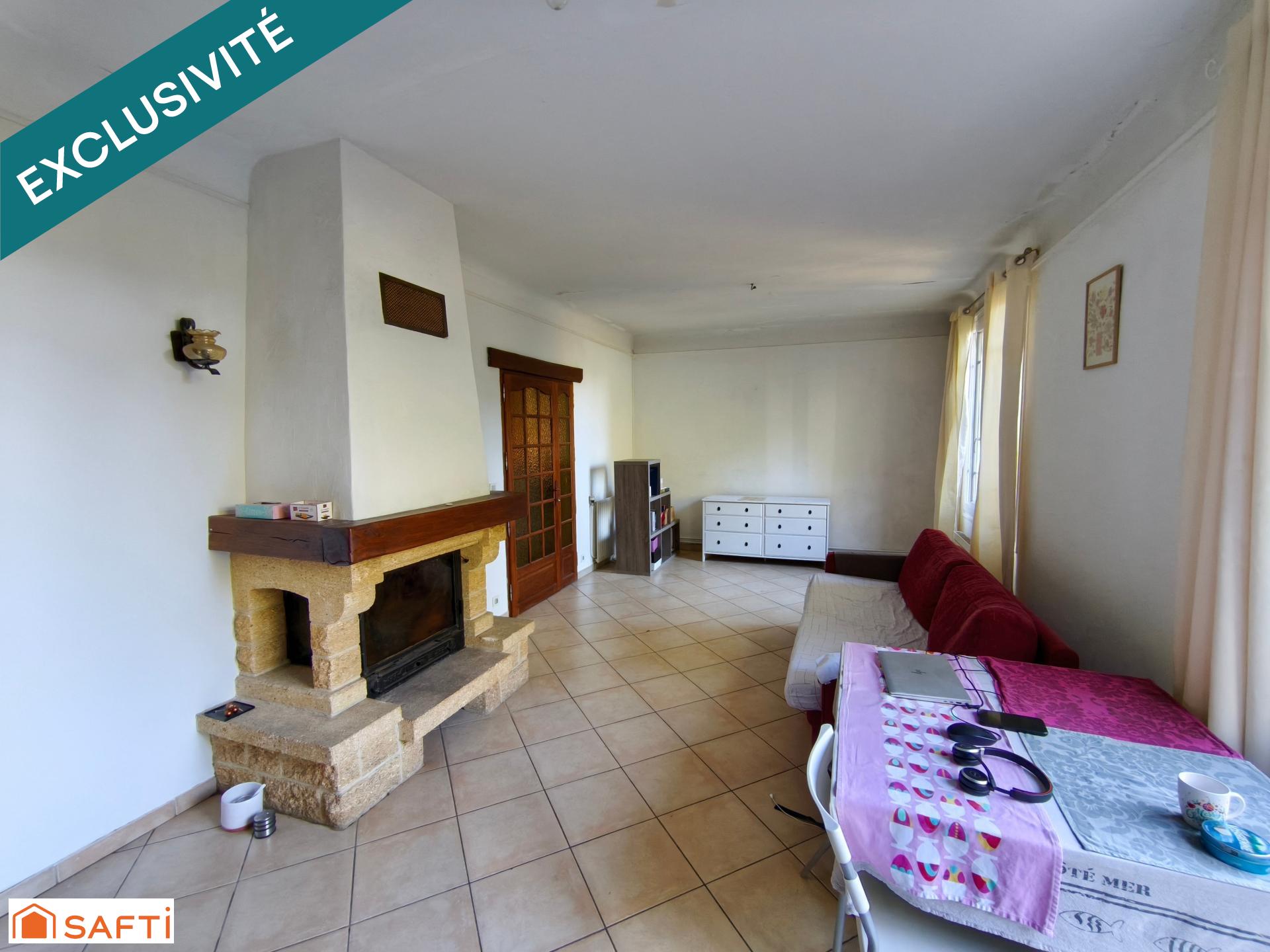 Maison de 130m2, 4 chambres et 2 pieces d'eaux