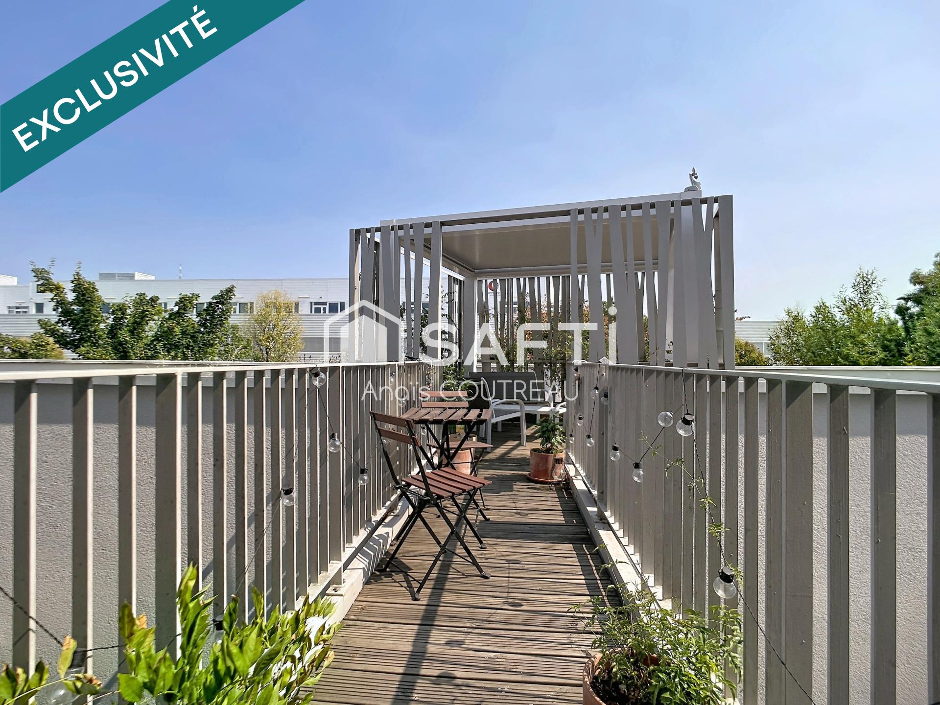 APPARTEMENT RÉCENT AVEC TERRASSE DANS RÉSIDENCE DE STANDING.