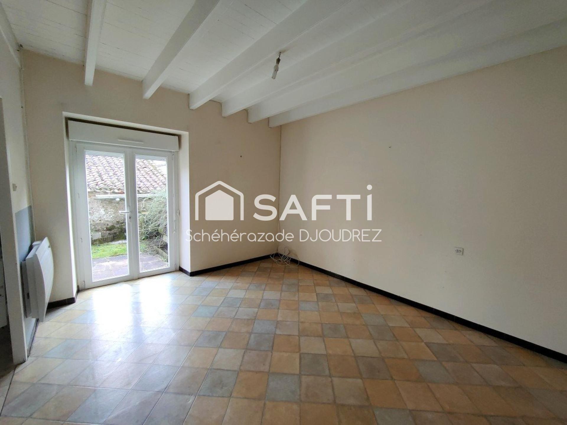 MAISON DE 77m² - 4 PIECES - JARDIN - DEPENDANCE DE 70M² SUR DEUX NIVEAUX