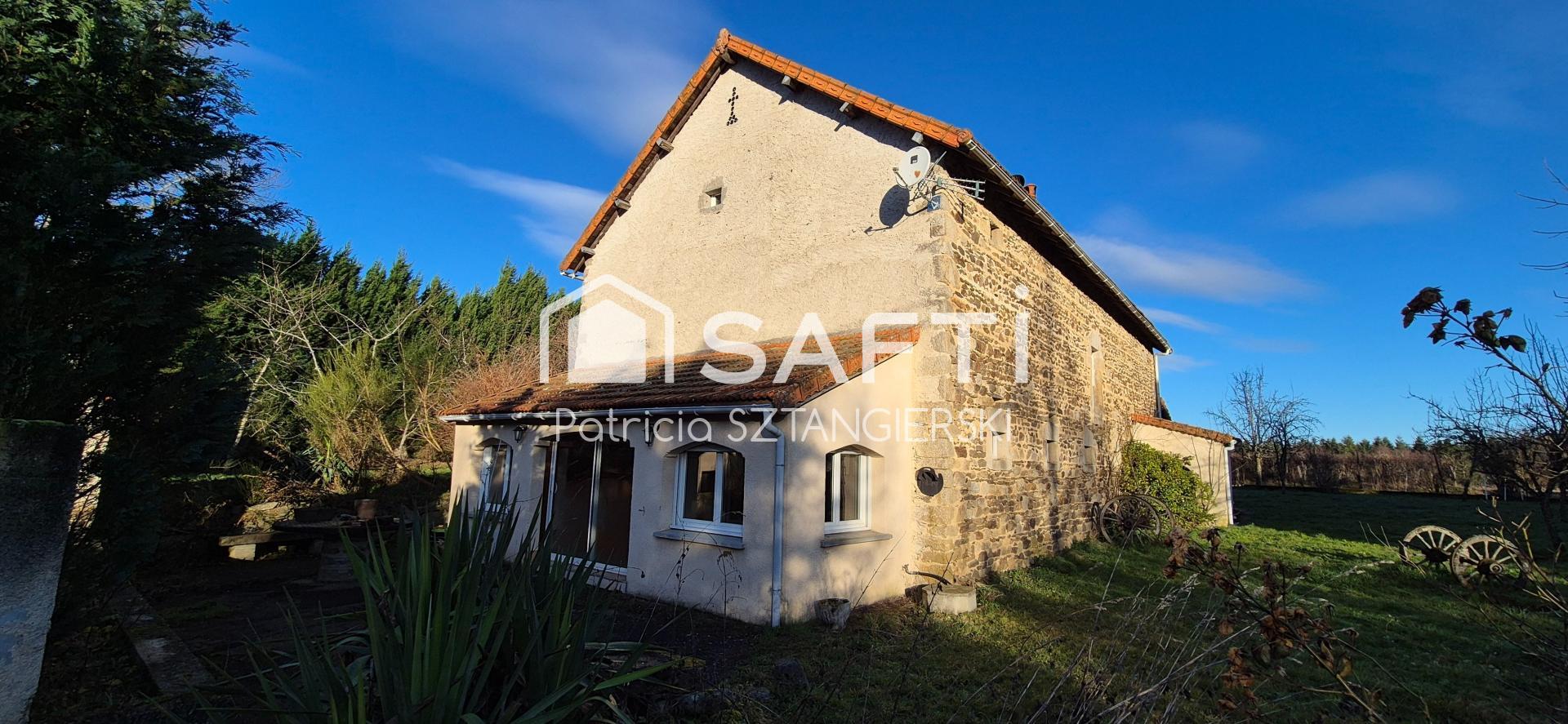Charmante maison en pierre de 325m². Calme, espace et authenticité au cœur de la nature.