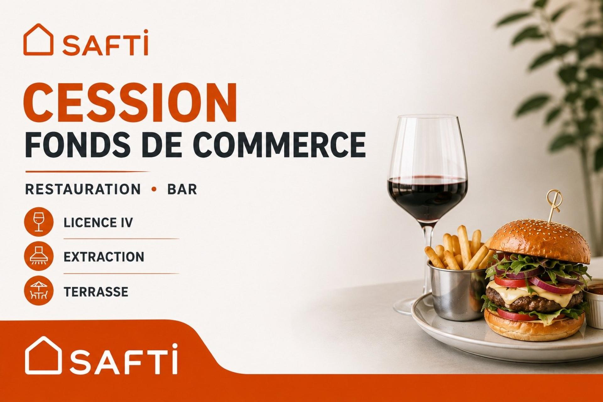 Hypercentre bordeaux, fdc restauration bar terrasse extraction licence 4 · 140 m² · 199 800 €