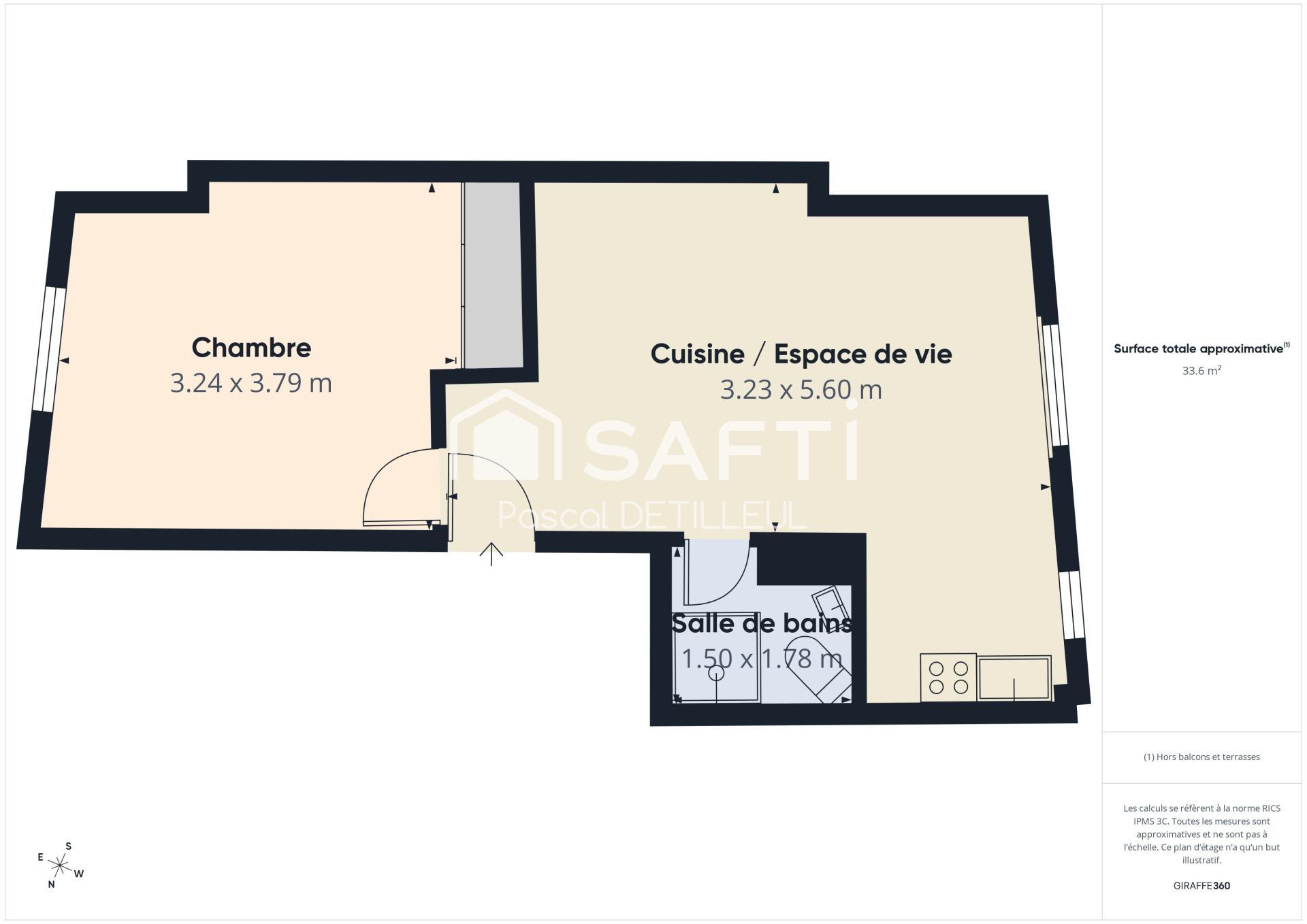 Photo SAFTI — Appartement 2 pièces, 34 m² à Saint Cloud 2