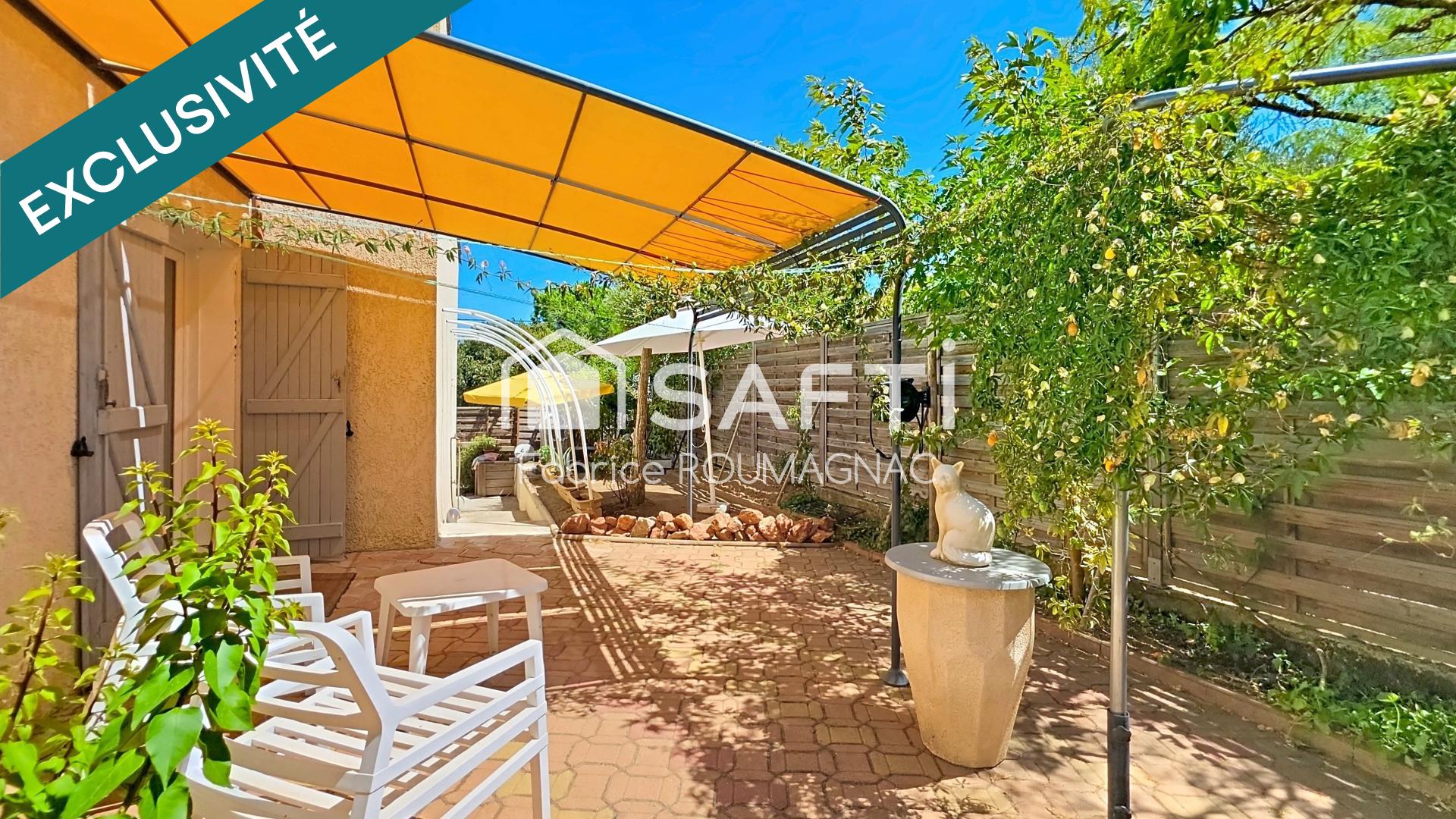 Villa de 104 m² de plain-pied, quatre faces avec trois chambres garage et dépendance
