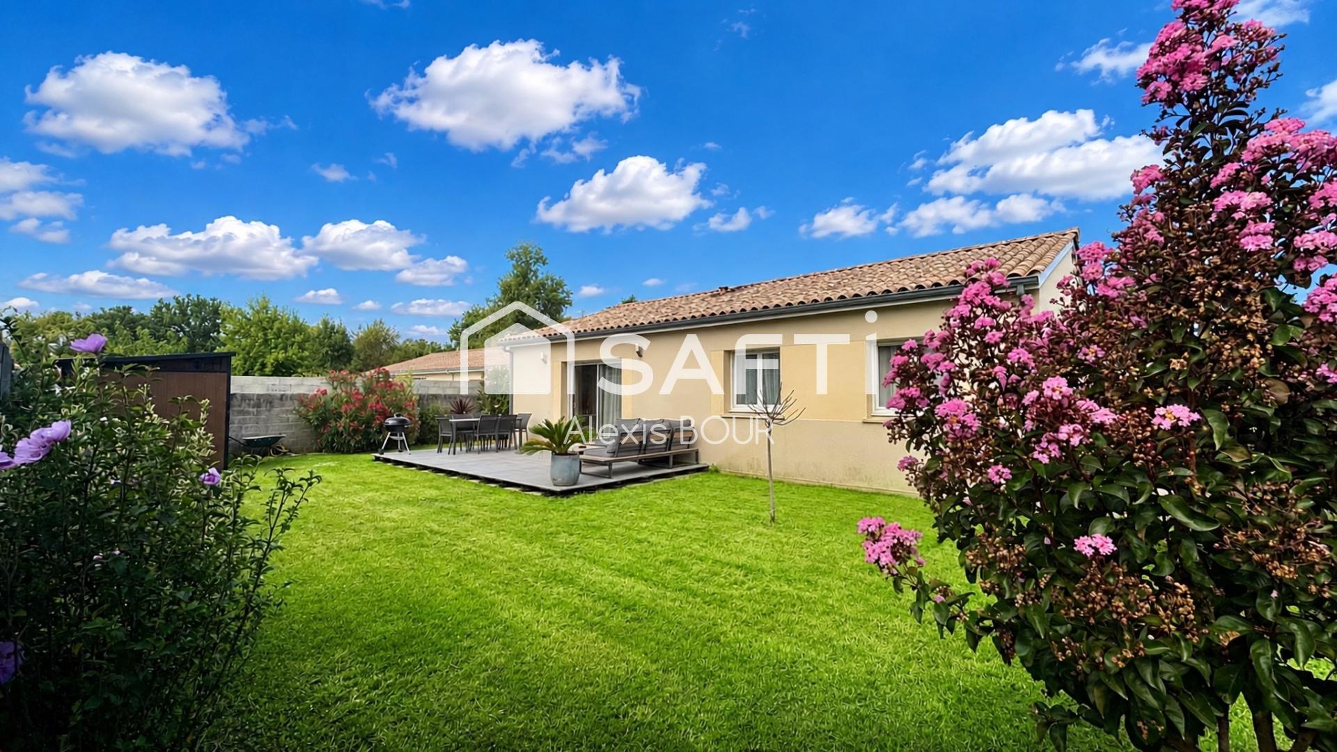 Maison moderne de 2019 sans vis-à-vis à Margaux-Cantenac – À 30 min de Bordeaux et 45 min des plages