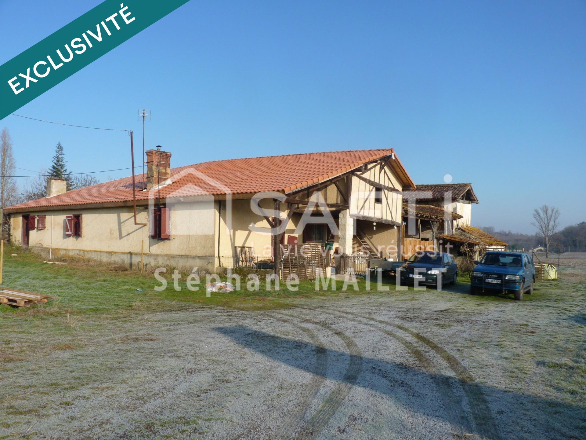 Maison avec grange sur 10 300 m² de terrain