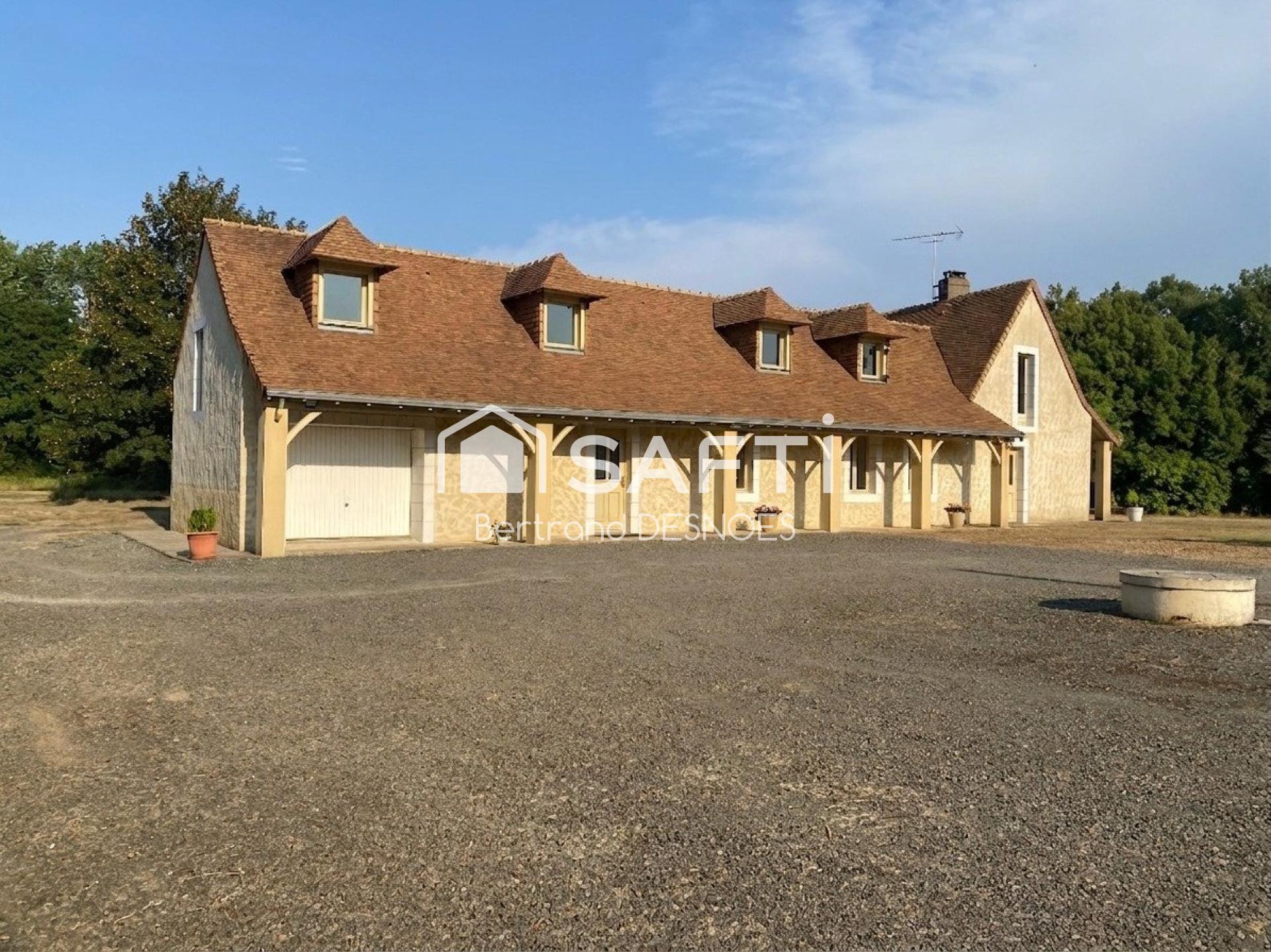 Longère de 202 m² à la campagne sur grand terrain