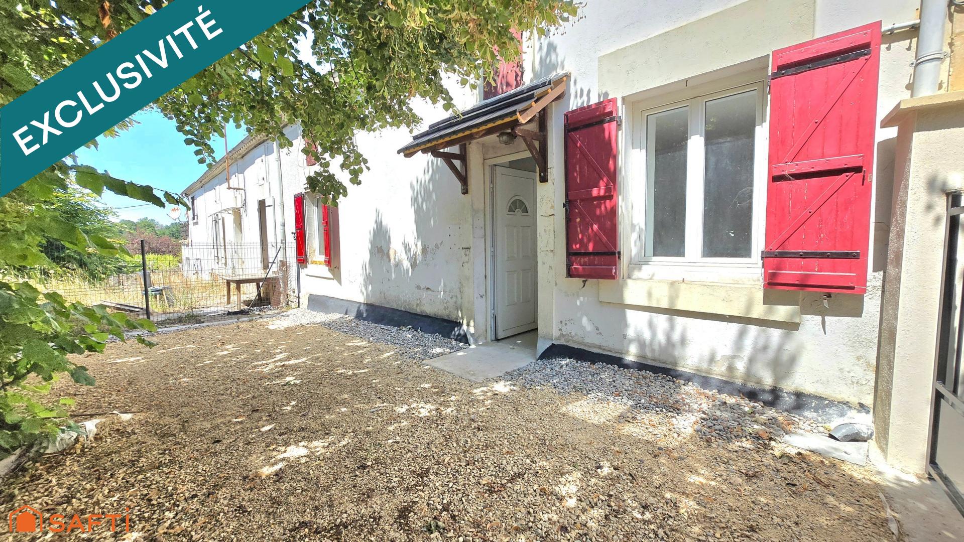 Maison de plain-pied mitoyenne 2 pièces 40 m² avec jardin