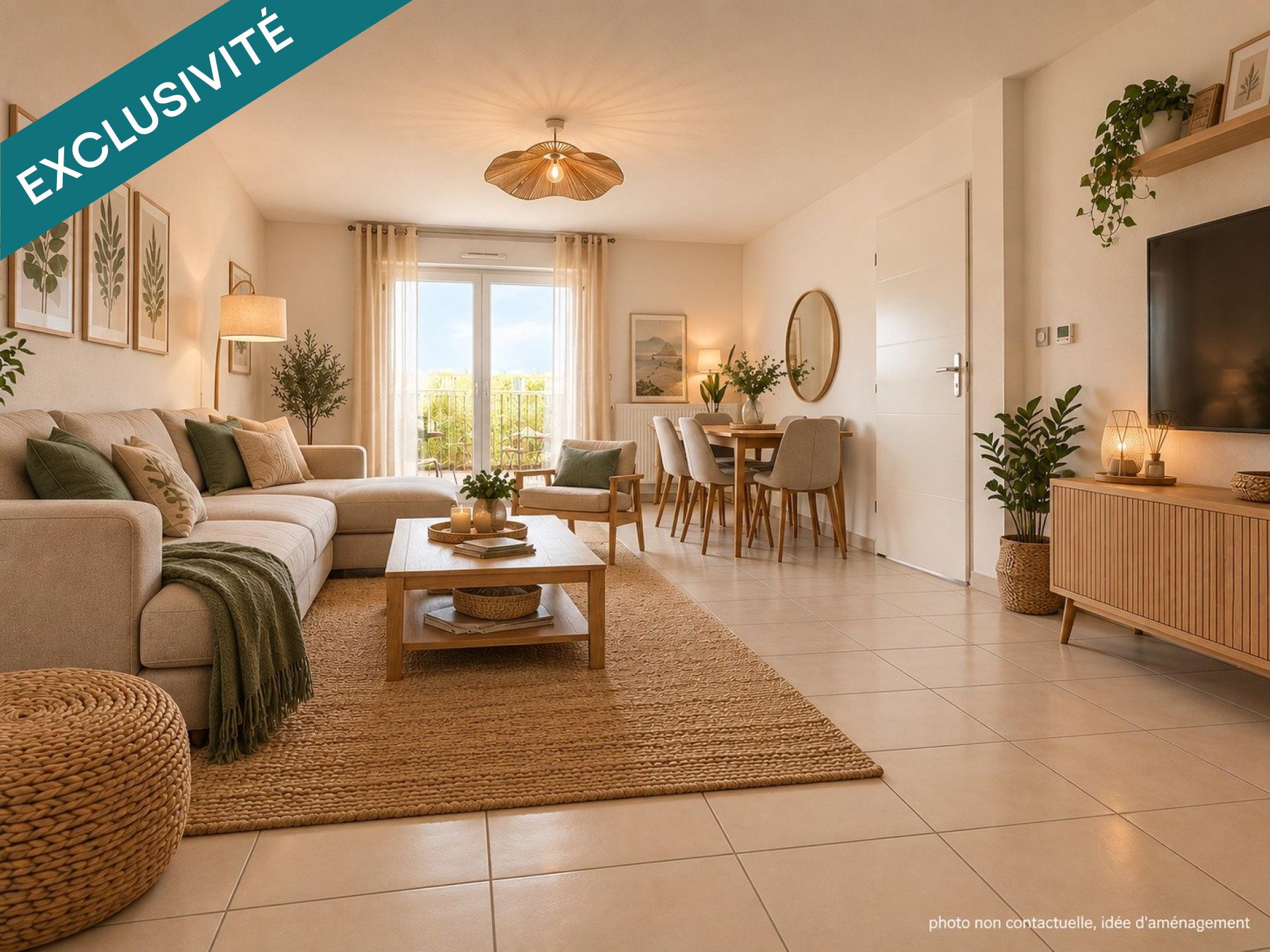 CENON – Dernier étage – T3 de 68 m² avec terrasse de 58 m² – parking sous-sol