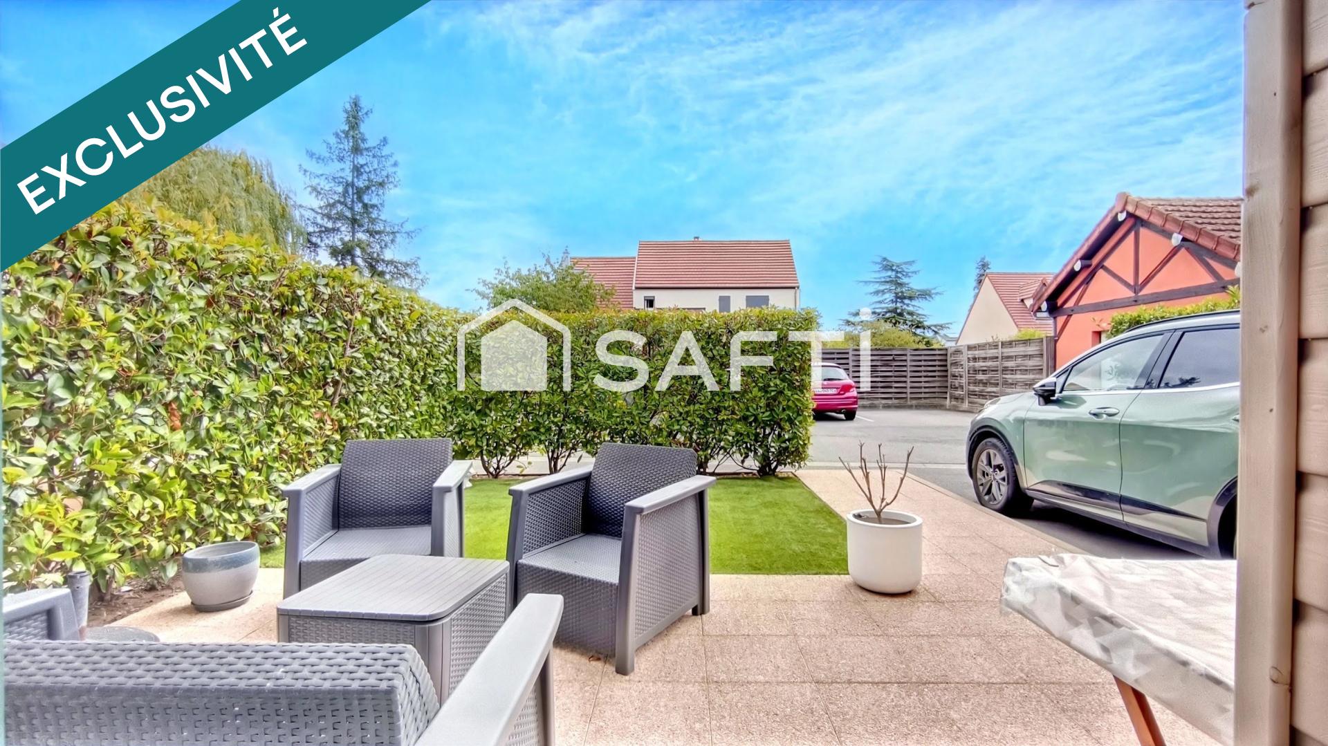 Maison 84m2, 3 pièces, 2 chambres, terrasse,jardin