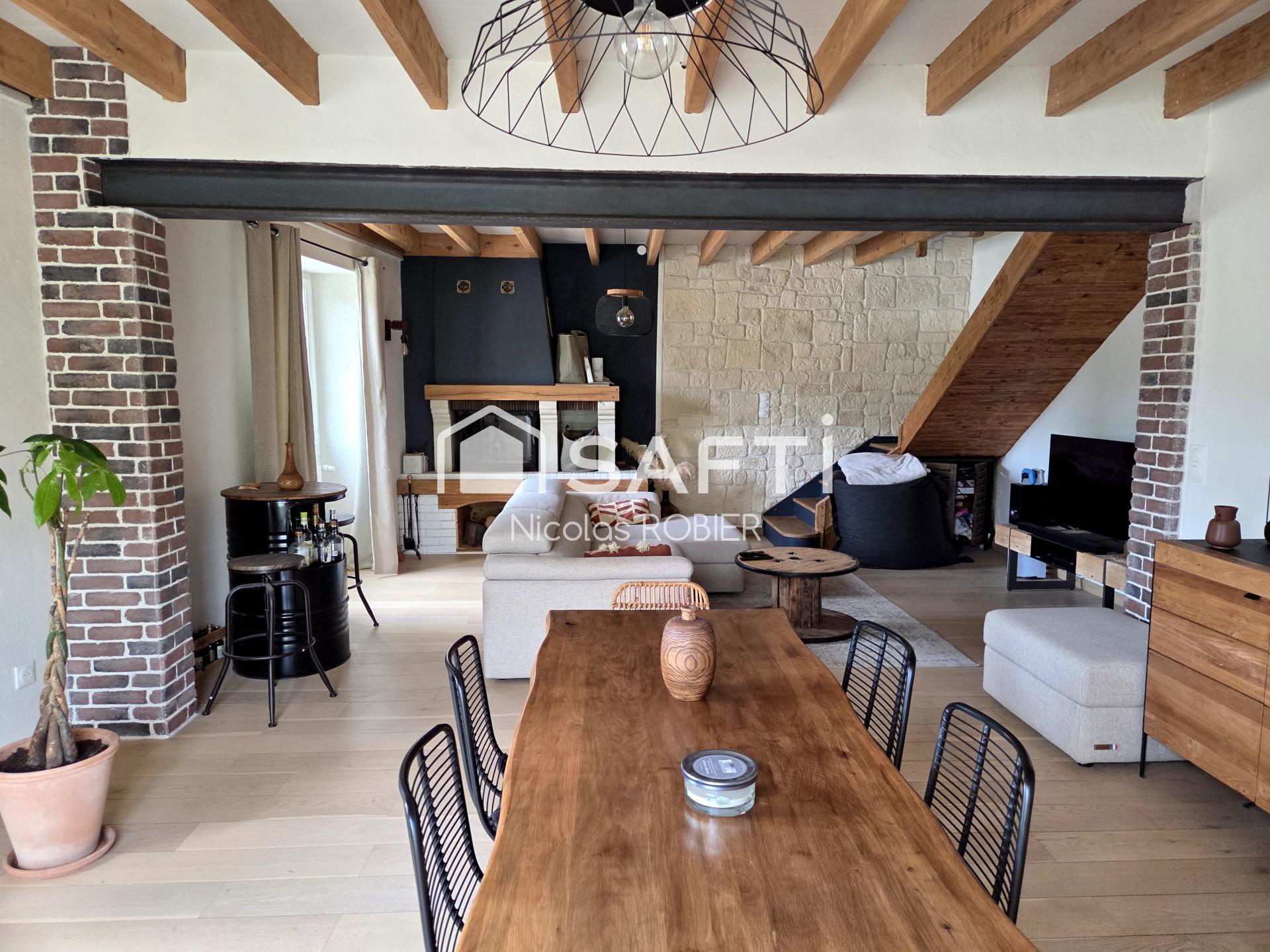 Charmante maison rénovée, trois chambres et plus, jardin, garage aux portes de Niort!