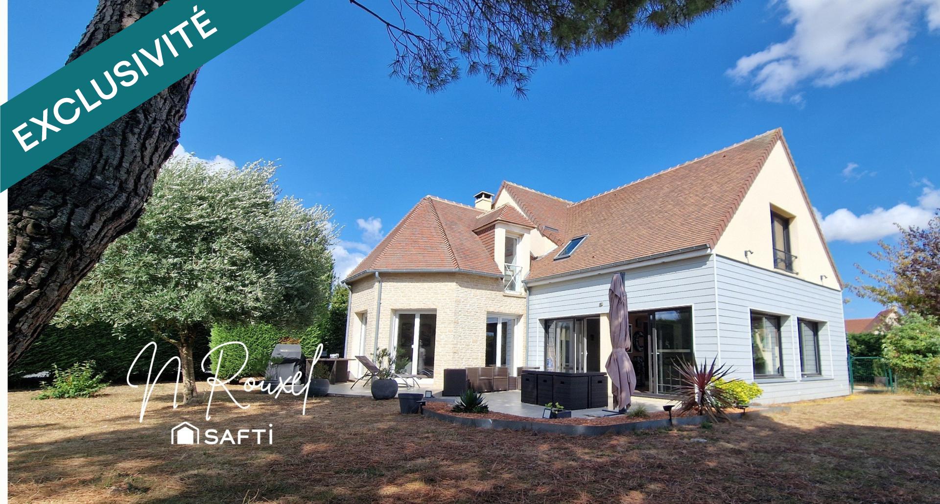 Maison 275 m², 6 chambres, 3 sdb, terrain 1002 m²