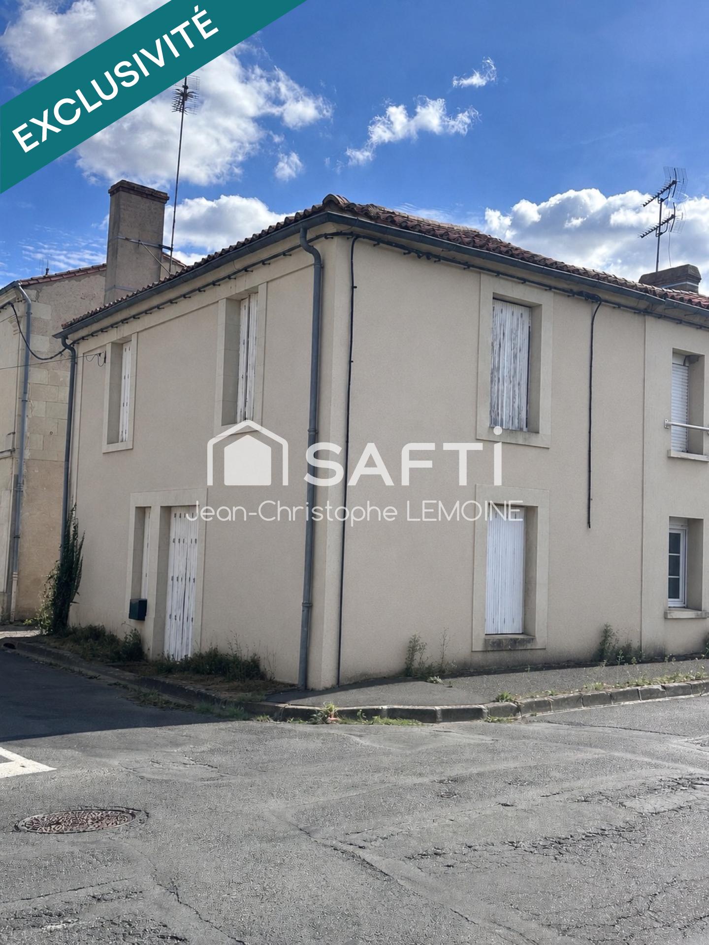 Maison sur deux niveaux à rénover 75 m2