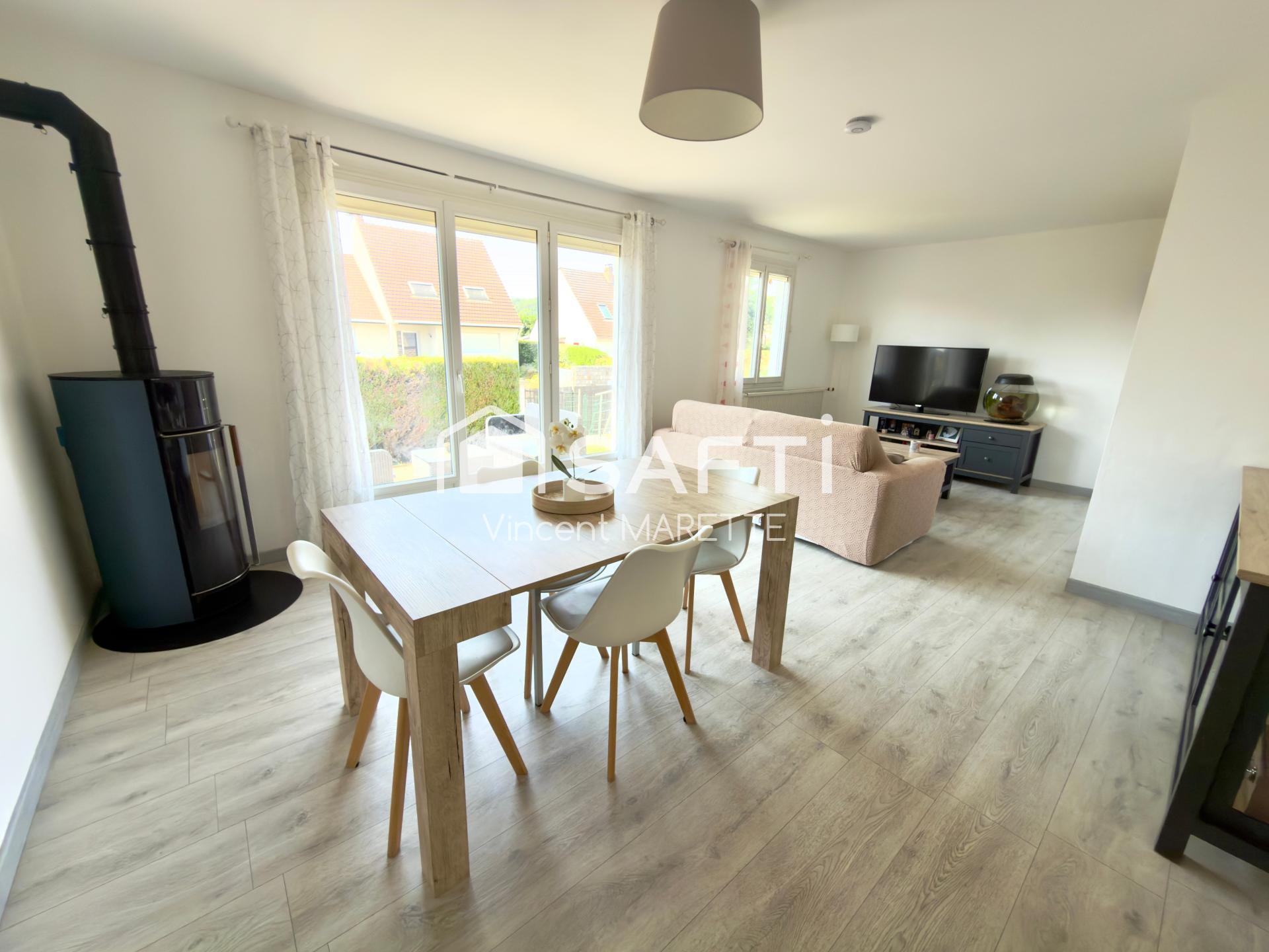 Charmante maison de plain-pied et son jardin ensoleillé de 590 m²