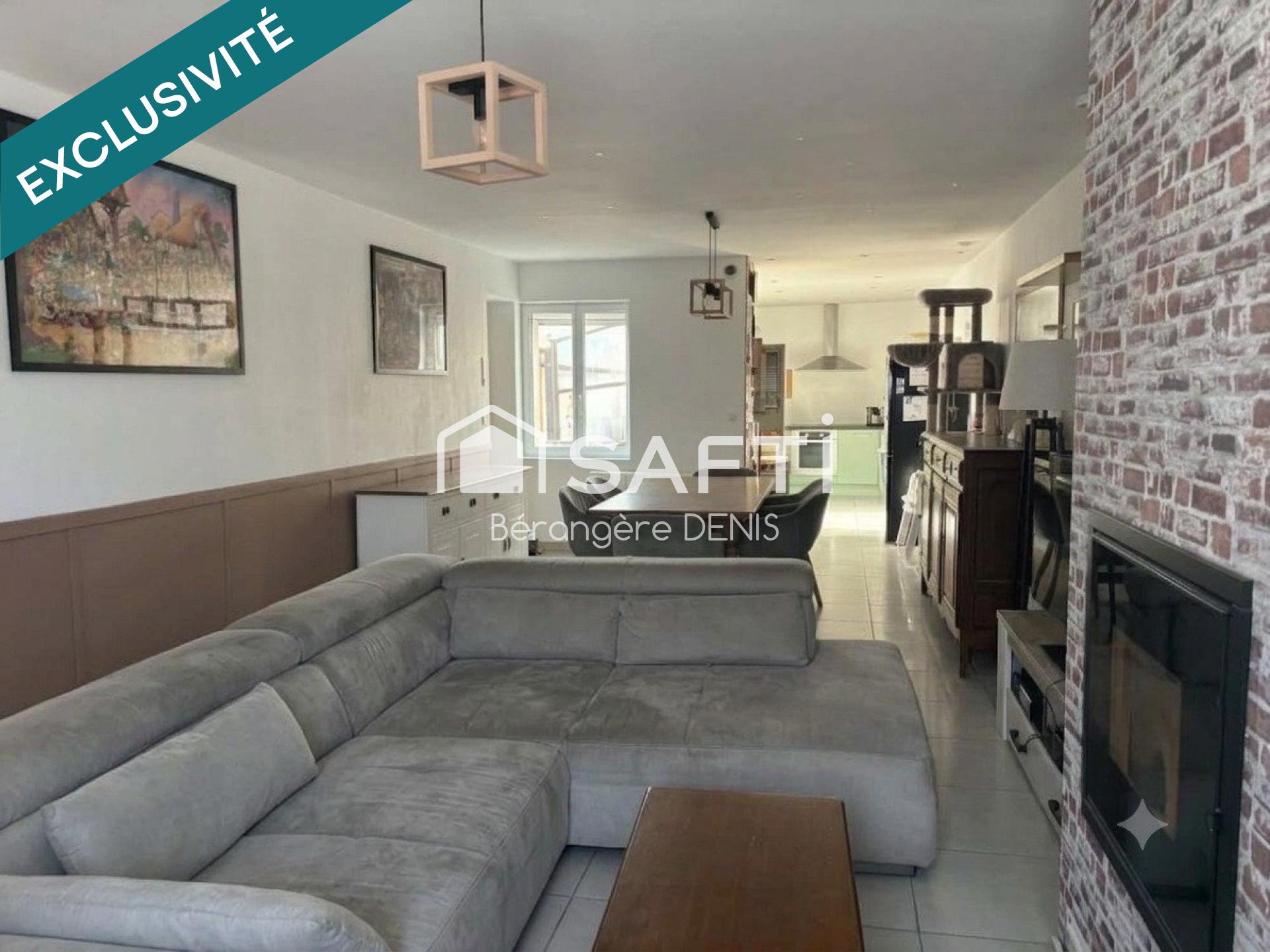 Vieux-Condé - Maison familiale de 120 m² + 800m² de terrain + dépendance 30 m²
