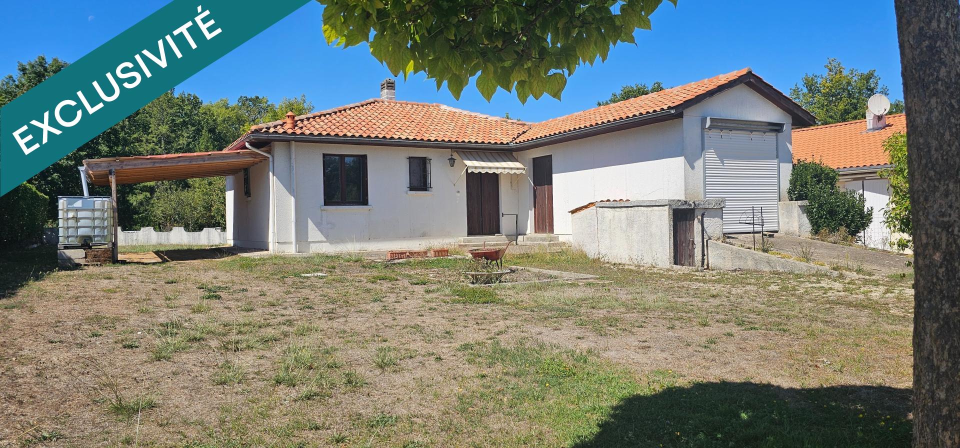 Maison de famille plain pied au coeur du bourg de Dignac