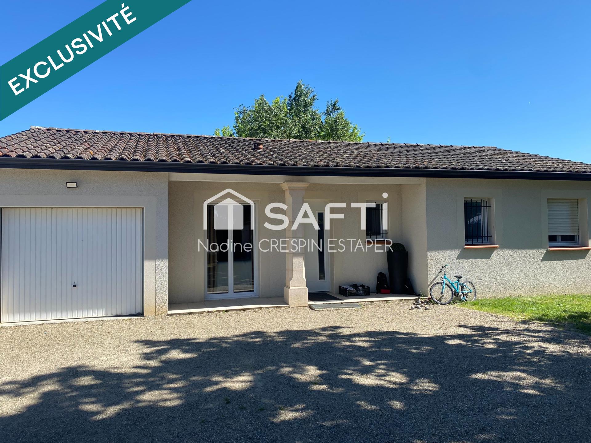 MONTAUBAN – MAISON DE PLAIN-PIED VENDUE LOUÉE – 3 CHAMBRES – GARAGE & JARDIN