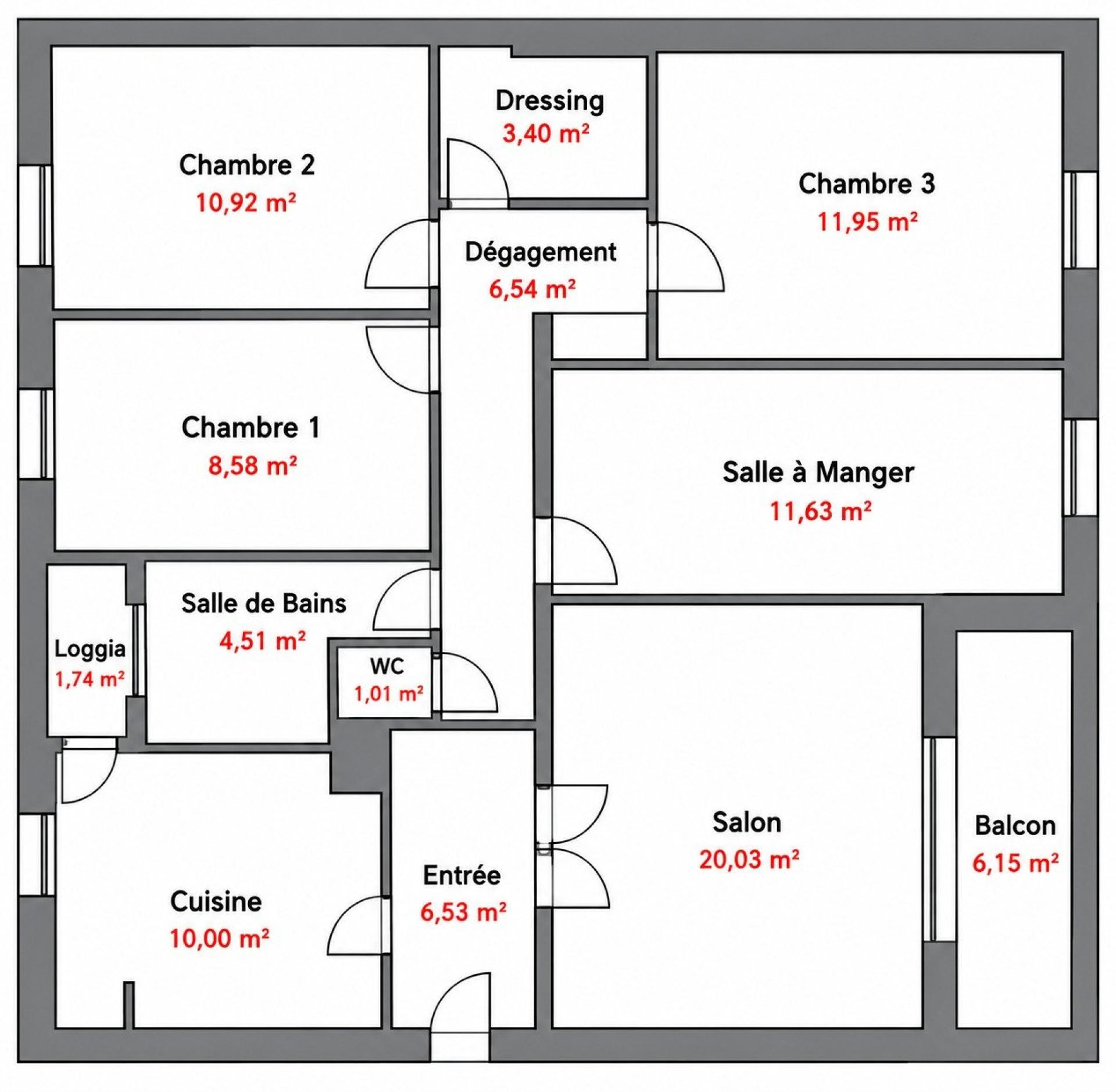 Photo SAFTI — Appartement 5 pièces, 95 m² à Venissieux 2