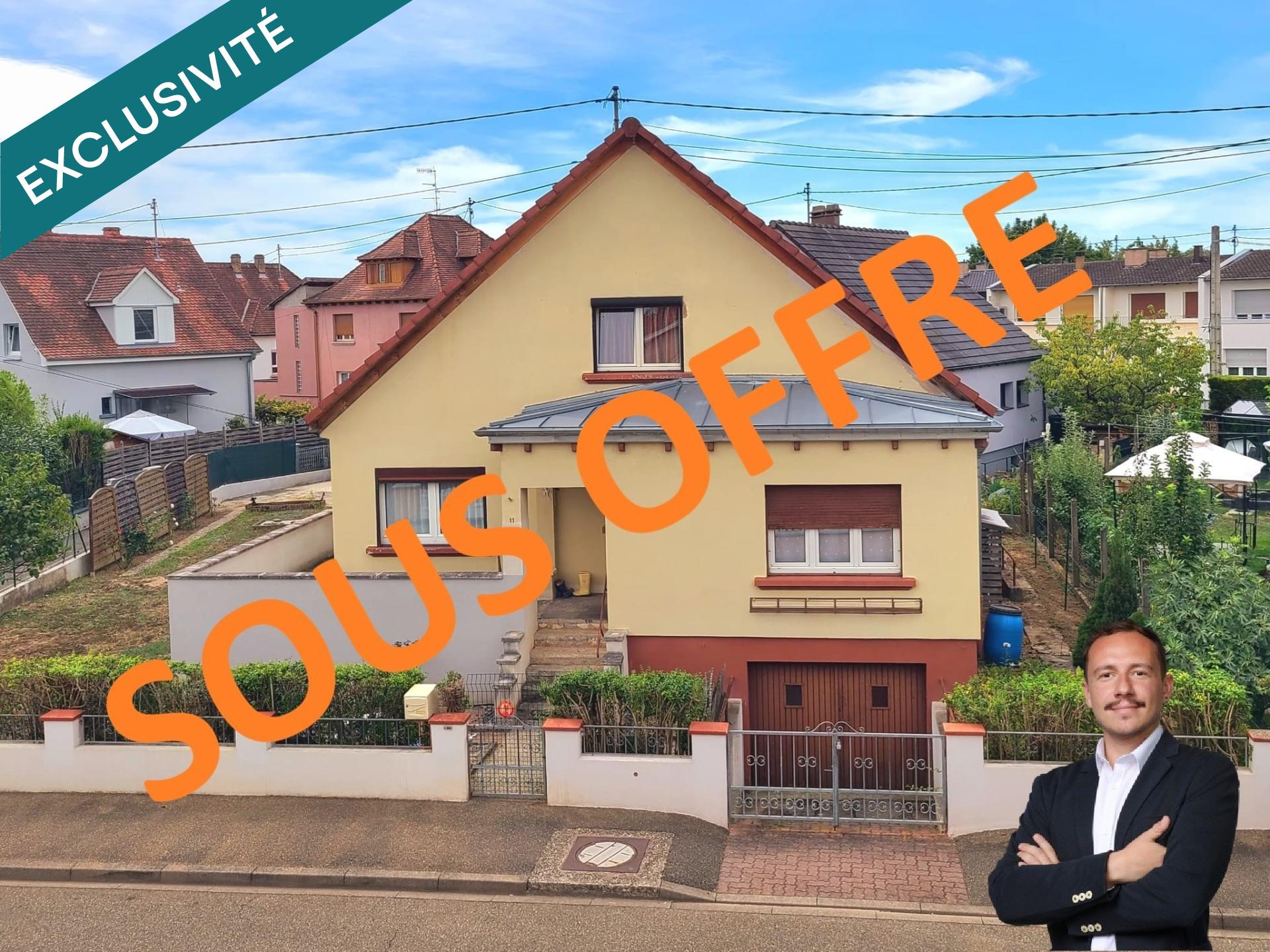 Eckbolsheim – Maison individuelle 5 pièces – Vie de plain-pied – Jardin