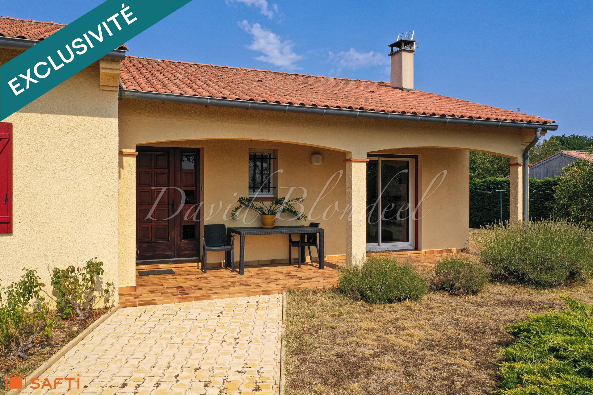 Maison Plain Pied 135m2 - 6000m2 terrain - Bois - 5 minutes A68