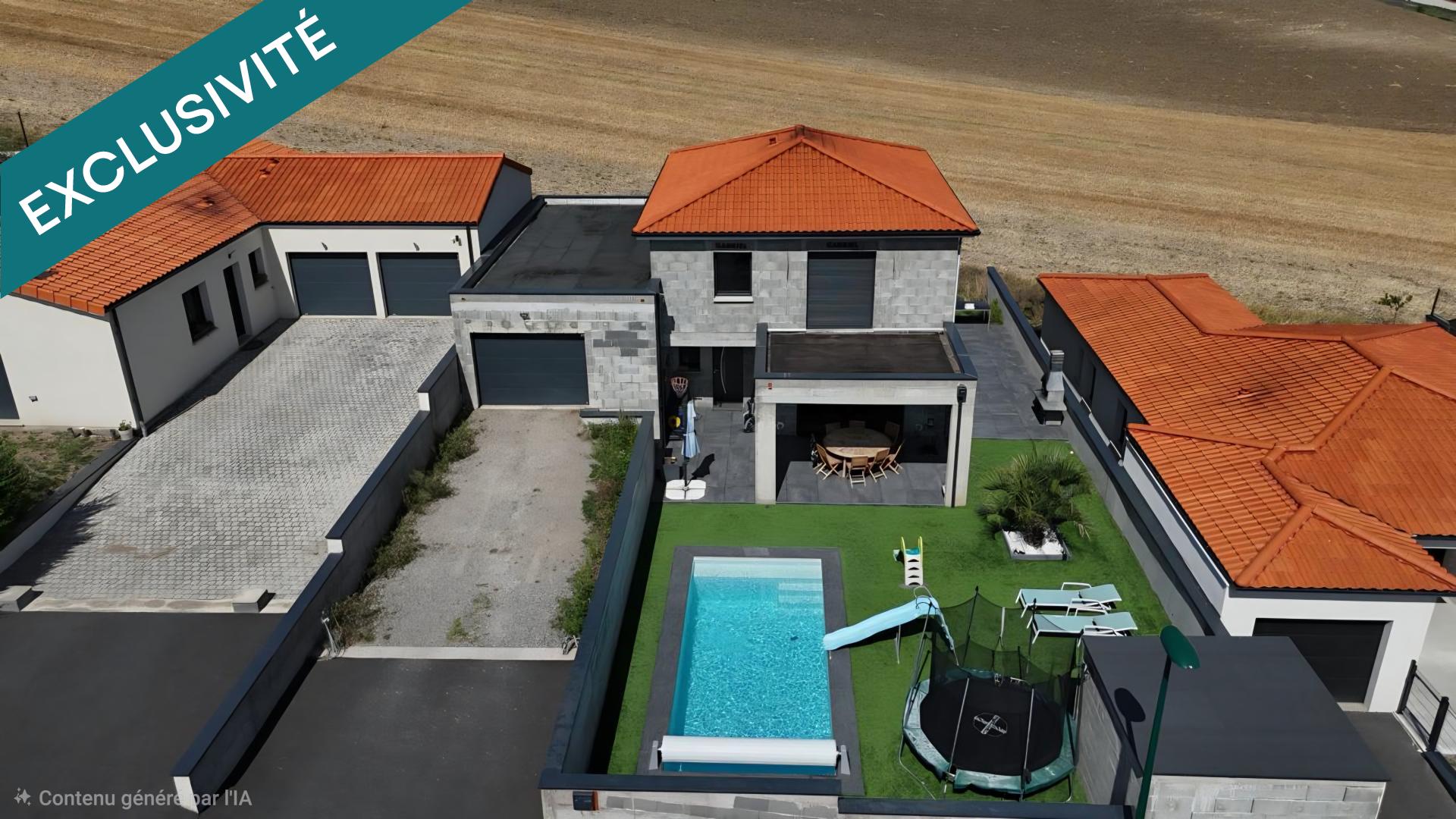 CONTEMPORAINE 2022 - Piscine chauffée et vue
