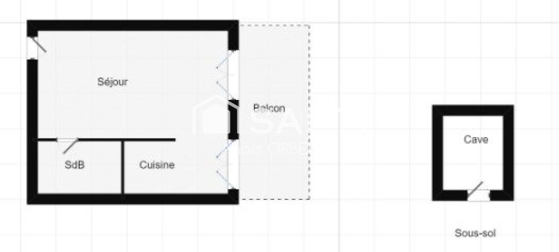 Appartement 1 pièce 27 m² · à Montauban · 27 m² · 69 900 €