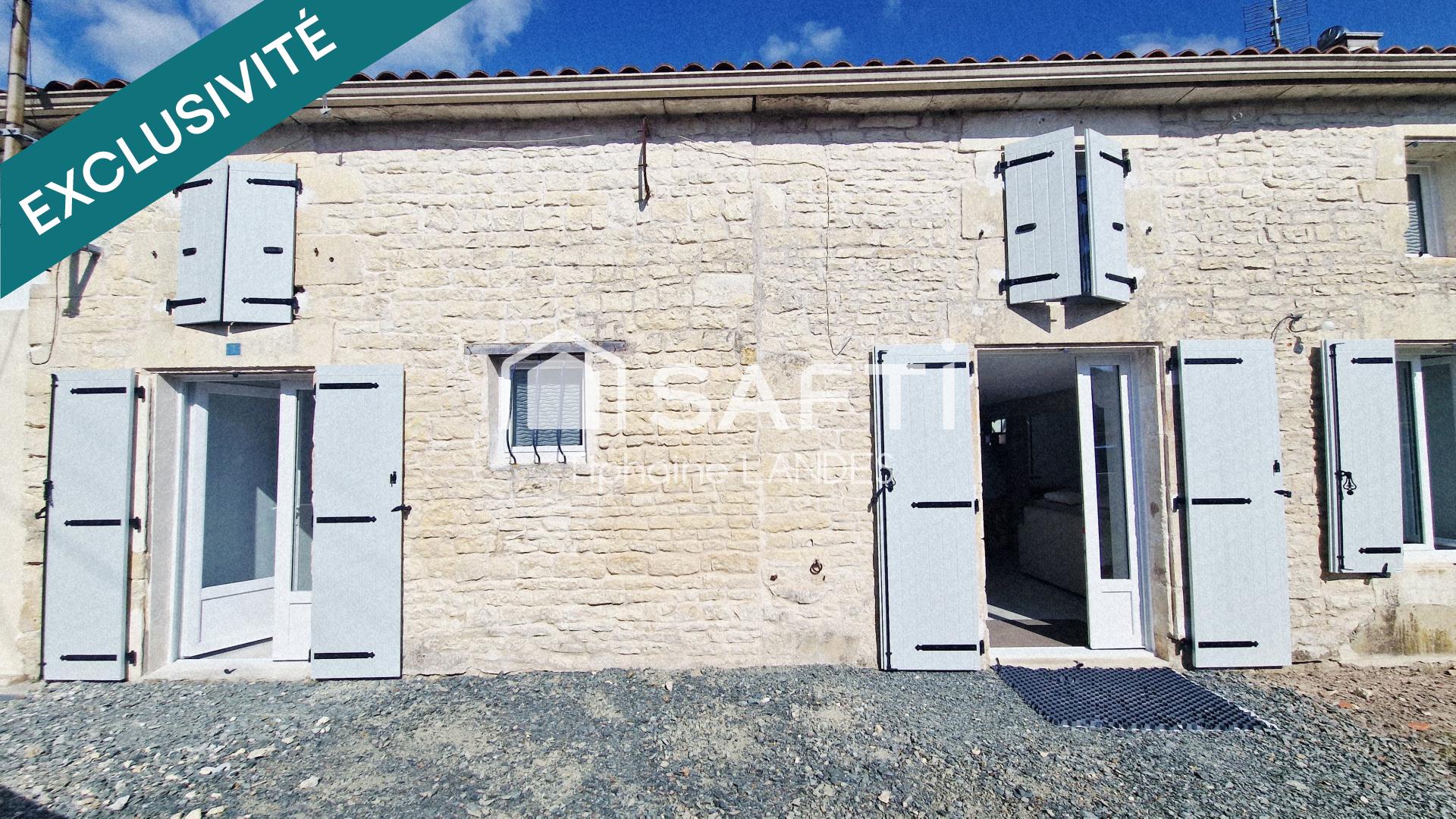 Maison rénovée avec le charme de la pierre