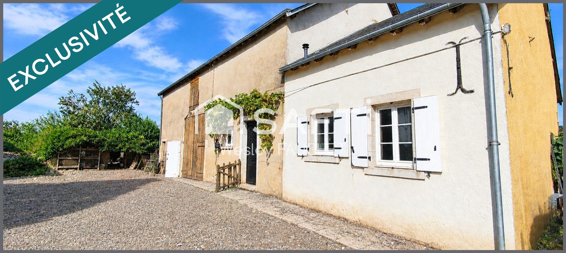 Maison 78 m² avec dépendances et 3 hectares de terrain