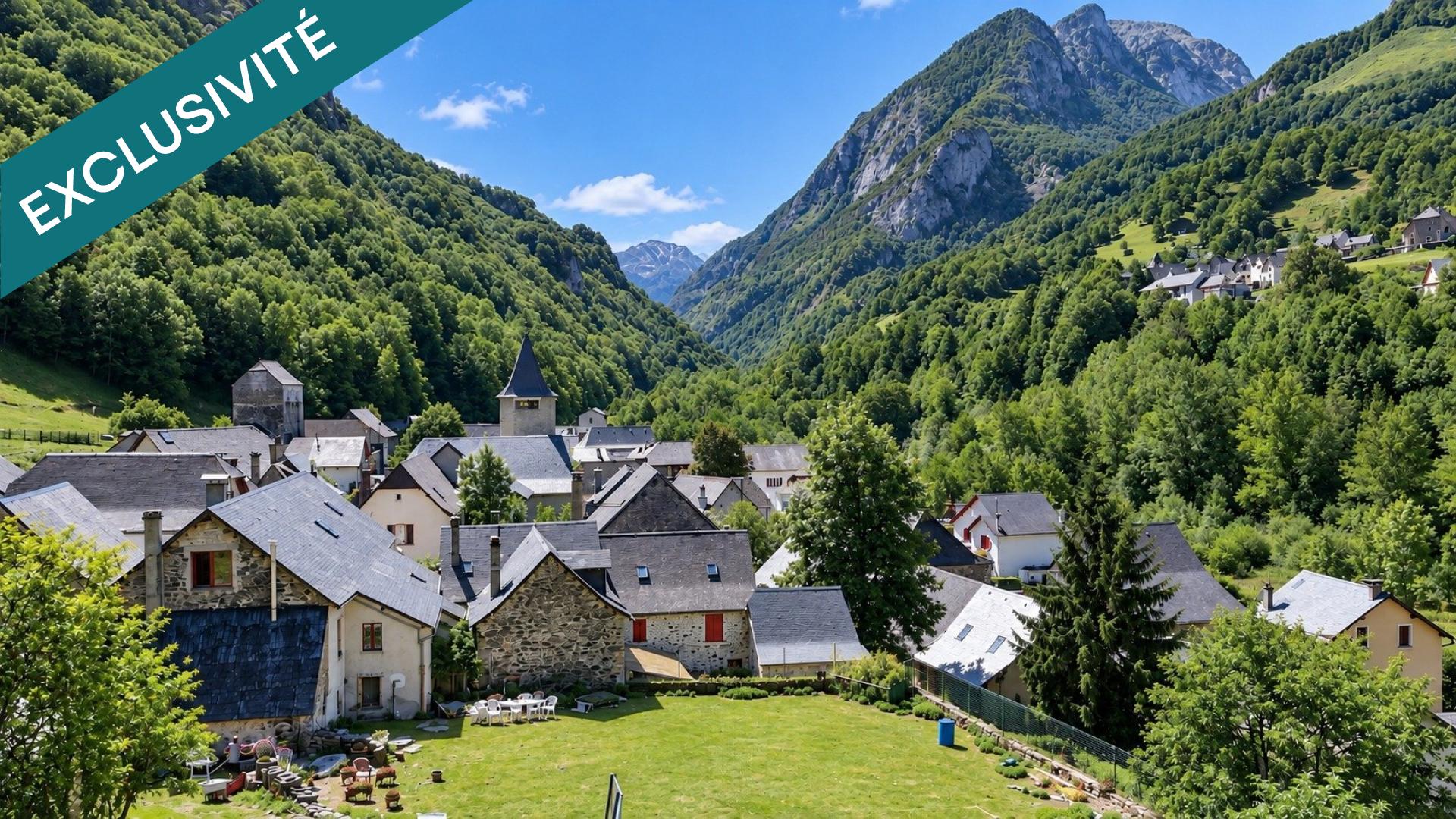 Maison de montagne années 50 avec jardin