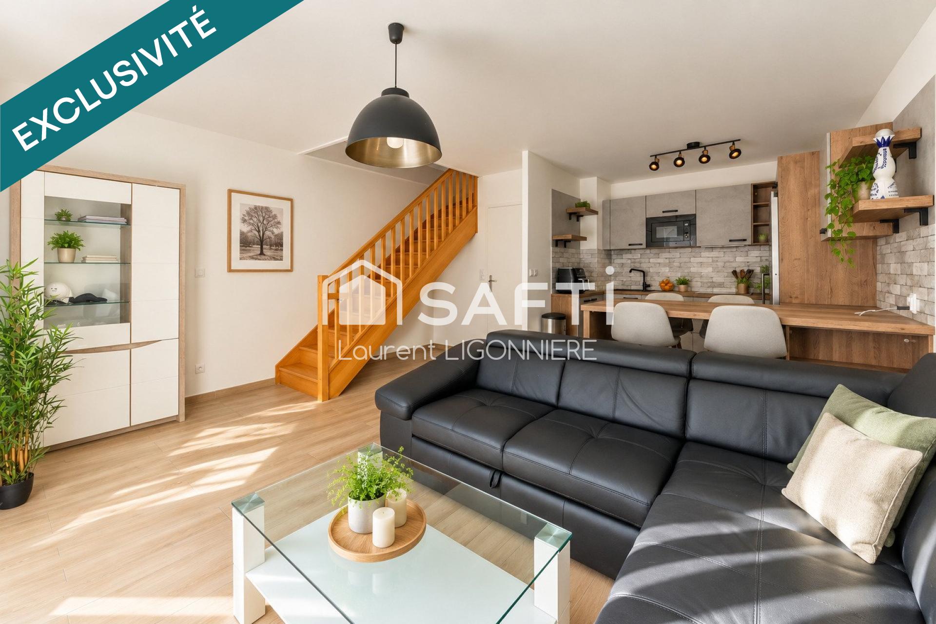 Duplex 3 chambres – balcon sud – 4 stationnements
