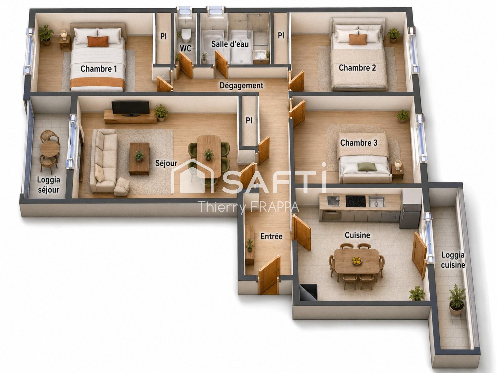 Photo SAFTI — Appartement 4 pièces, 94 m² à Ajaccio 3