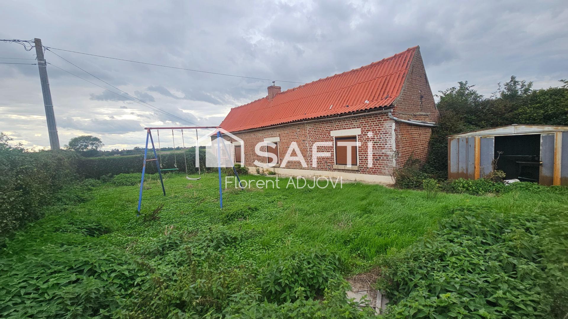 Avis aux amateurs de travaux! Une maison à fort potentiel sur un terrain 474 m² vous attend à Arnèke