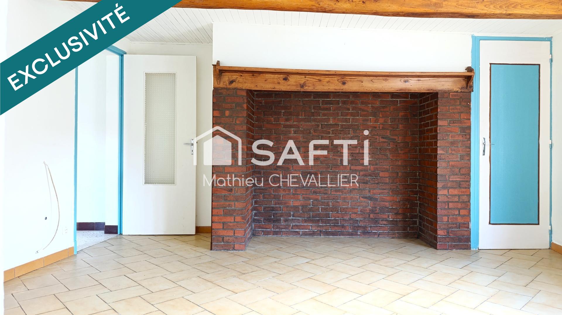 Maison de plain-pied de 74 m² avec jardin
