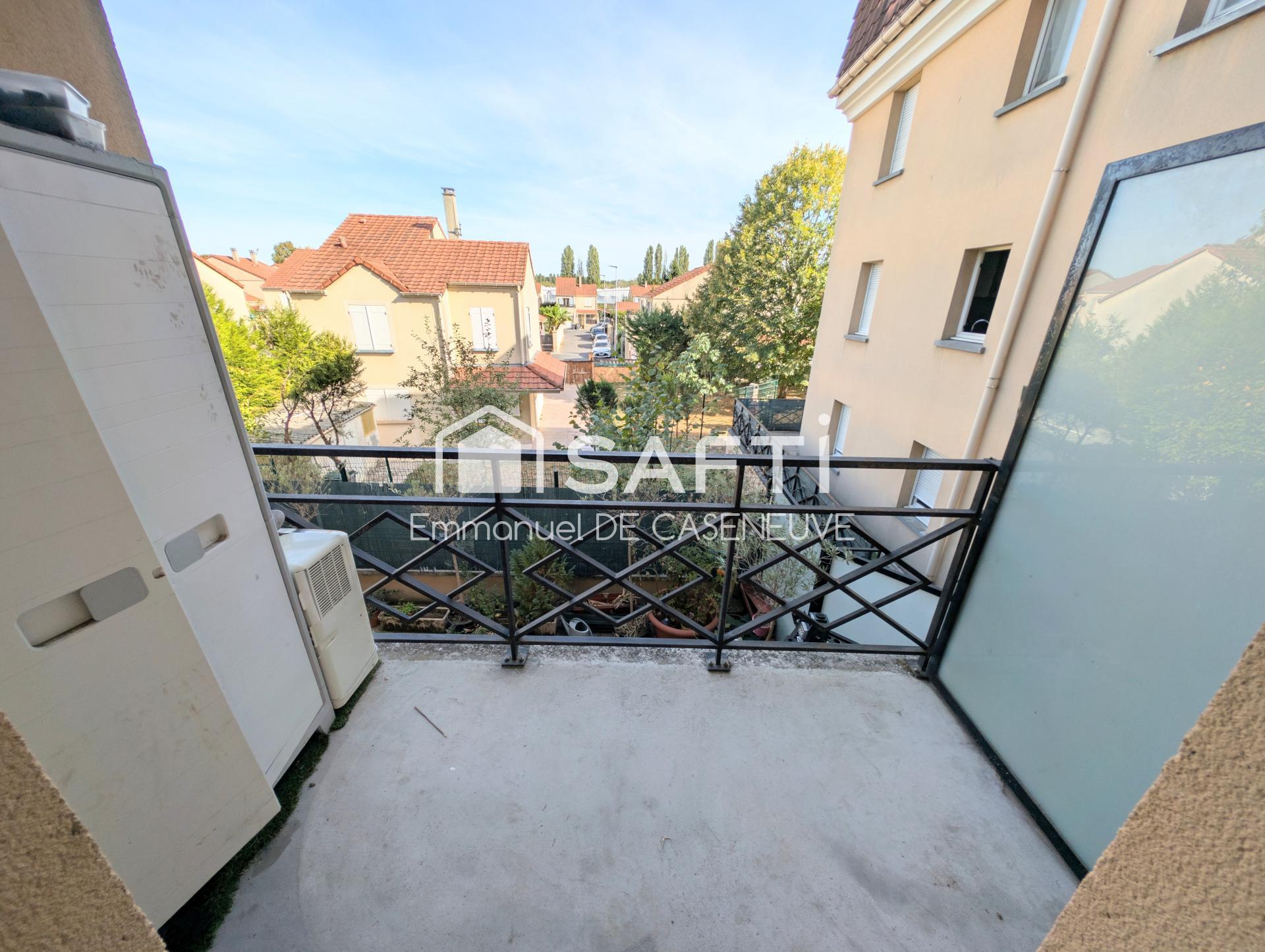 Beau F3 57M² Sevran centre 2 balcons et parking