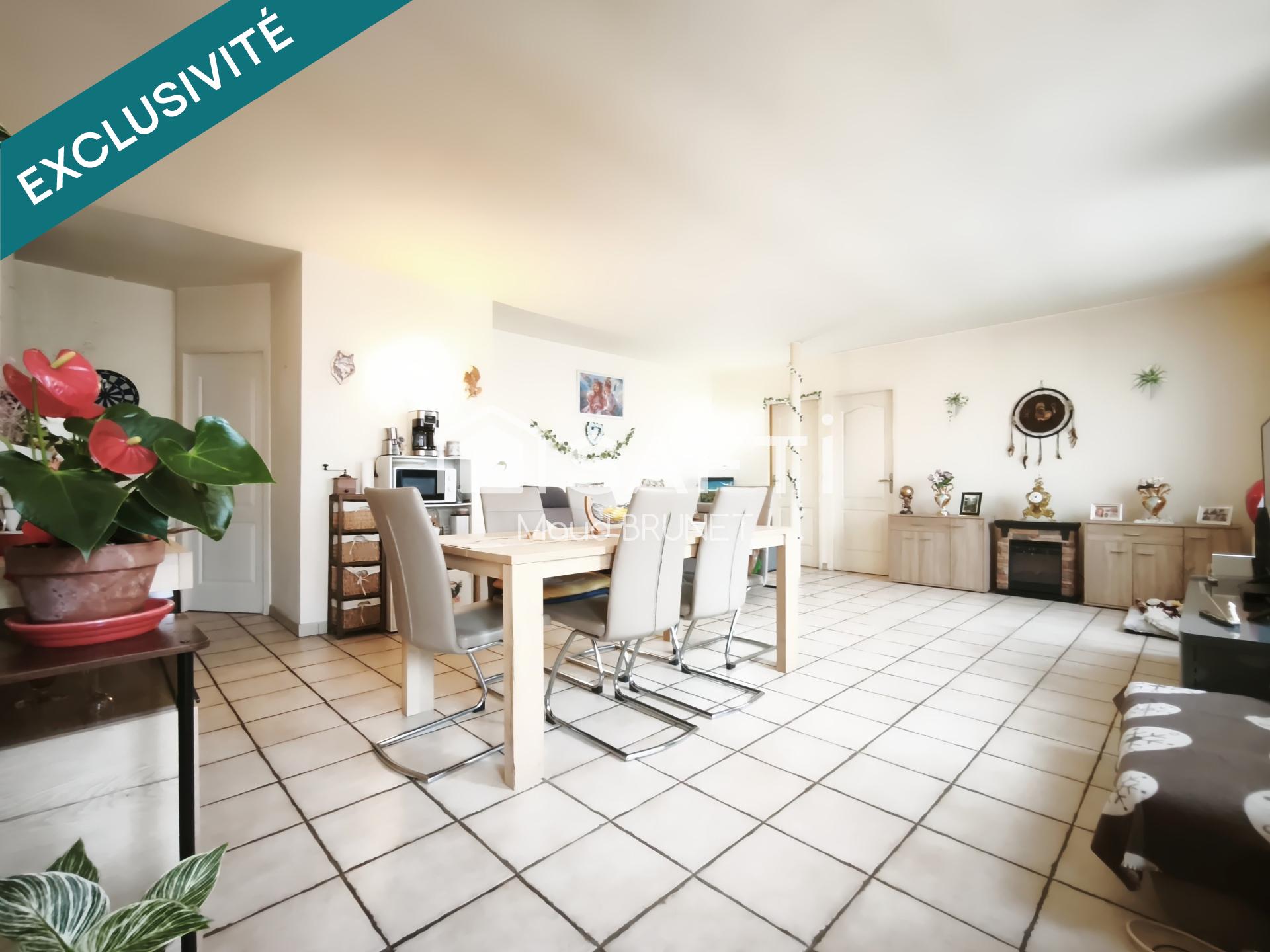 93 m2 de plain-pied au cœur du village