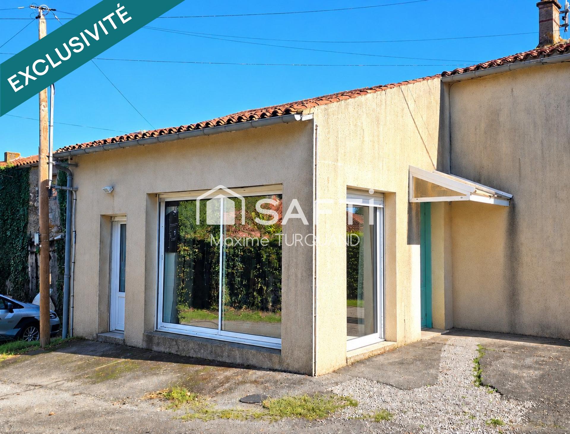 Maison 82m², 3 chambres, 533m² de terrain (locataire en place).