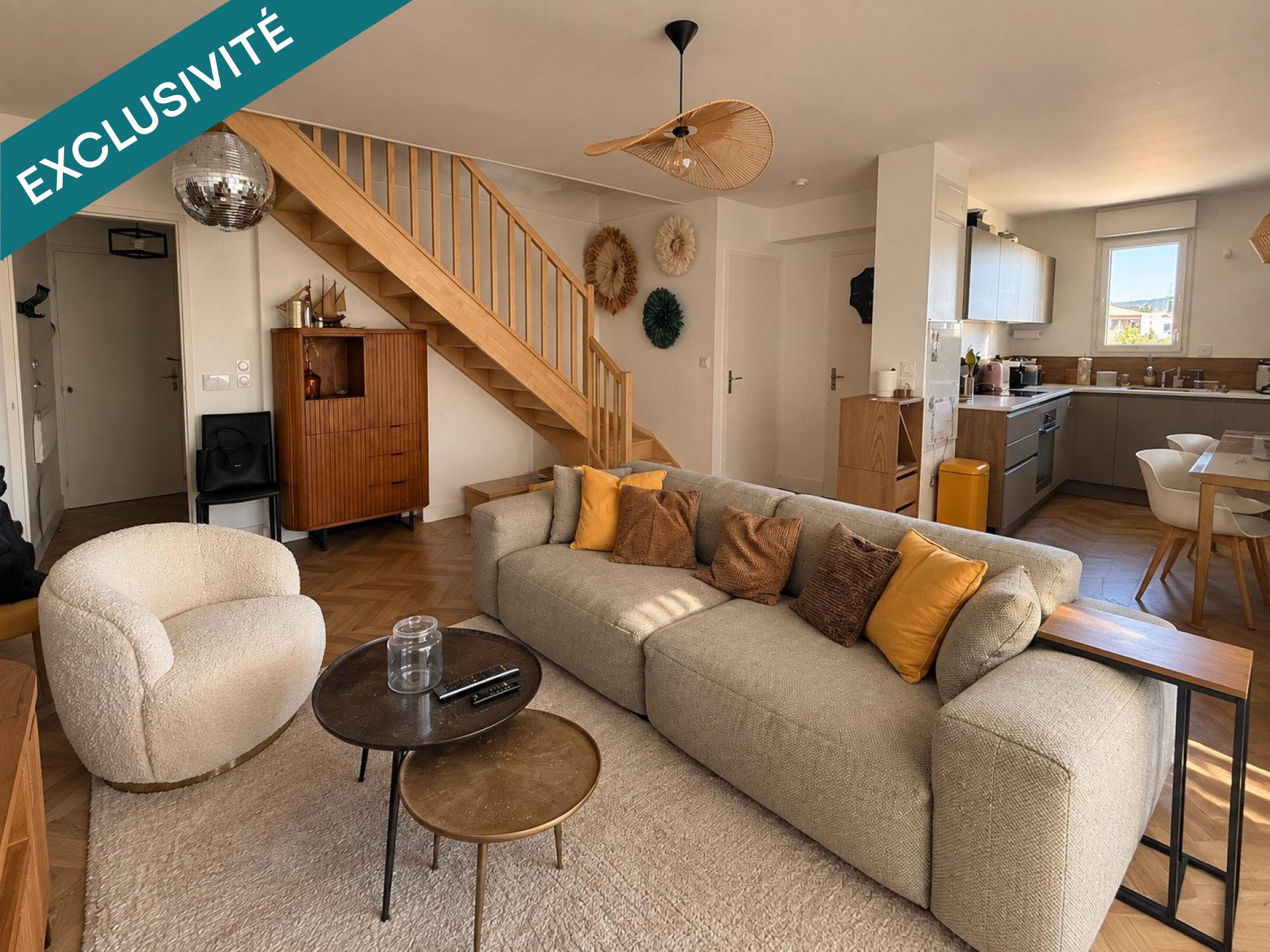 Duplex avec 4 chambres, terrasses et parkings
