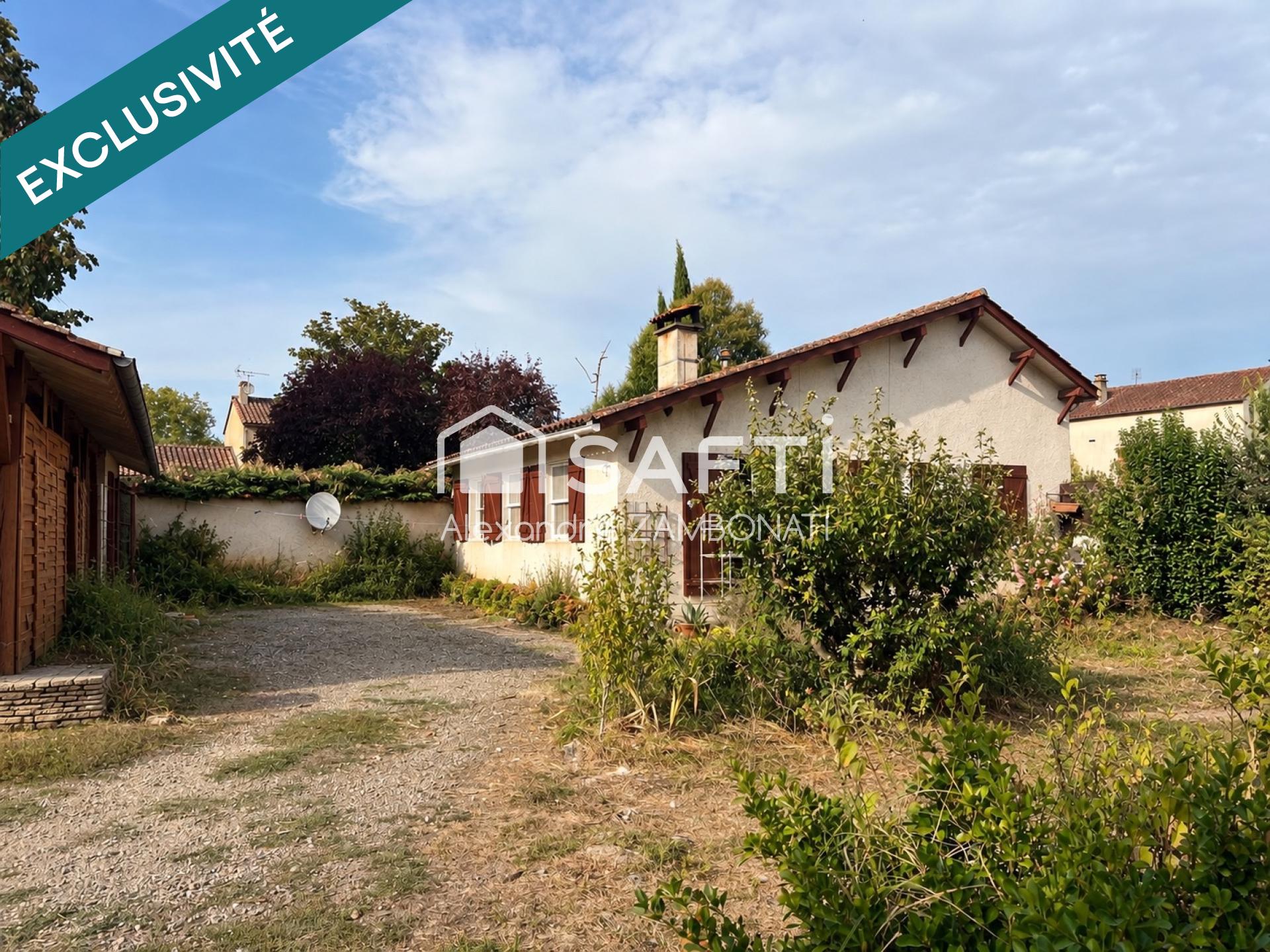 Maison de plain-pied sur 1 427 m² de terrain