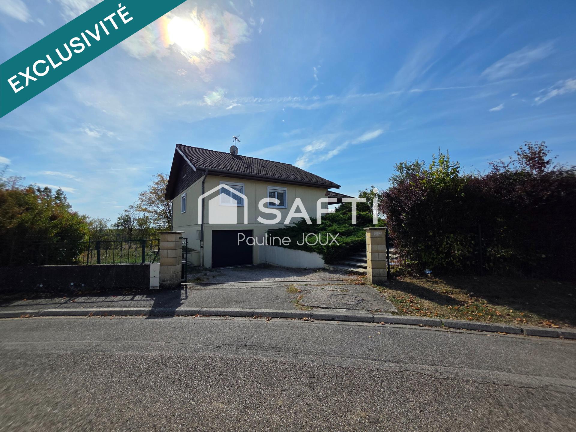 Maison individuelle 4 pièces avec sous-sol complet et terrain