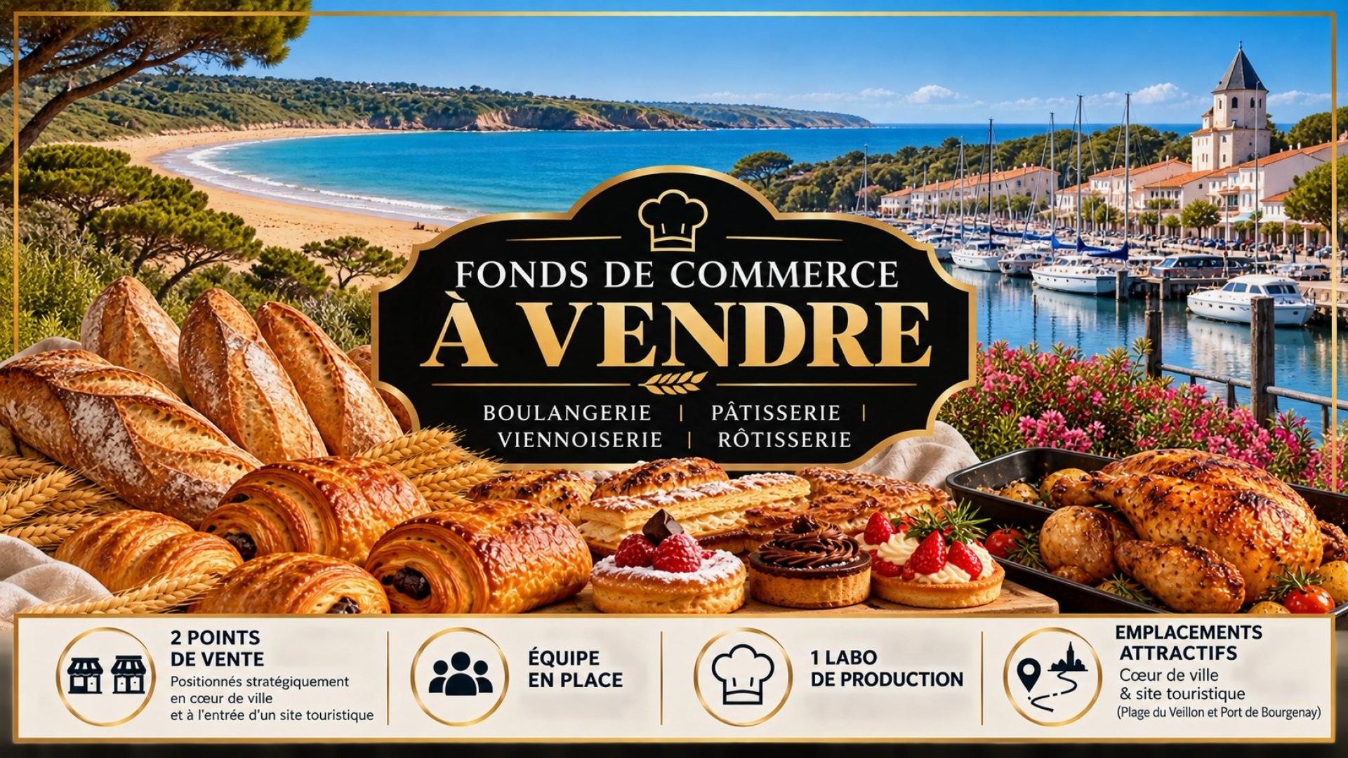 Local commercial 335 m² · aux Sables-d'Olonne · 335 m² · 830 000 €