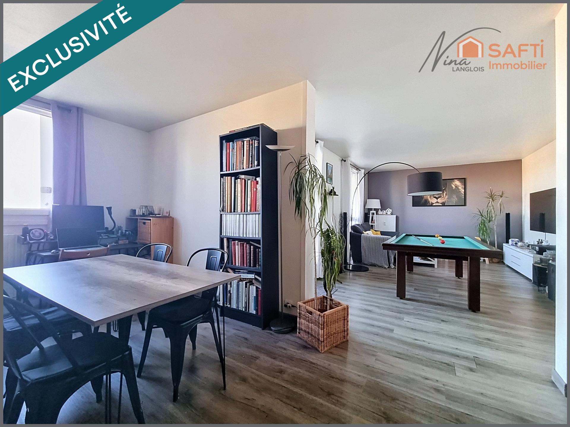 BEL APPARTEMENT FAMILIAL 4/5 PIÈCES AVEC 2 BALCONS ET PARKING