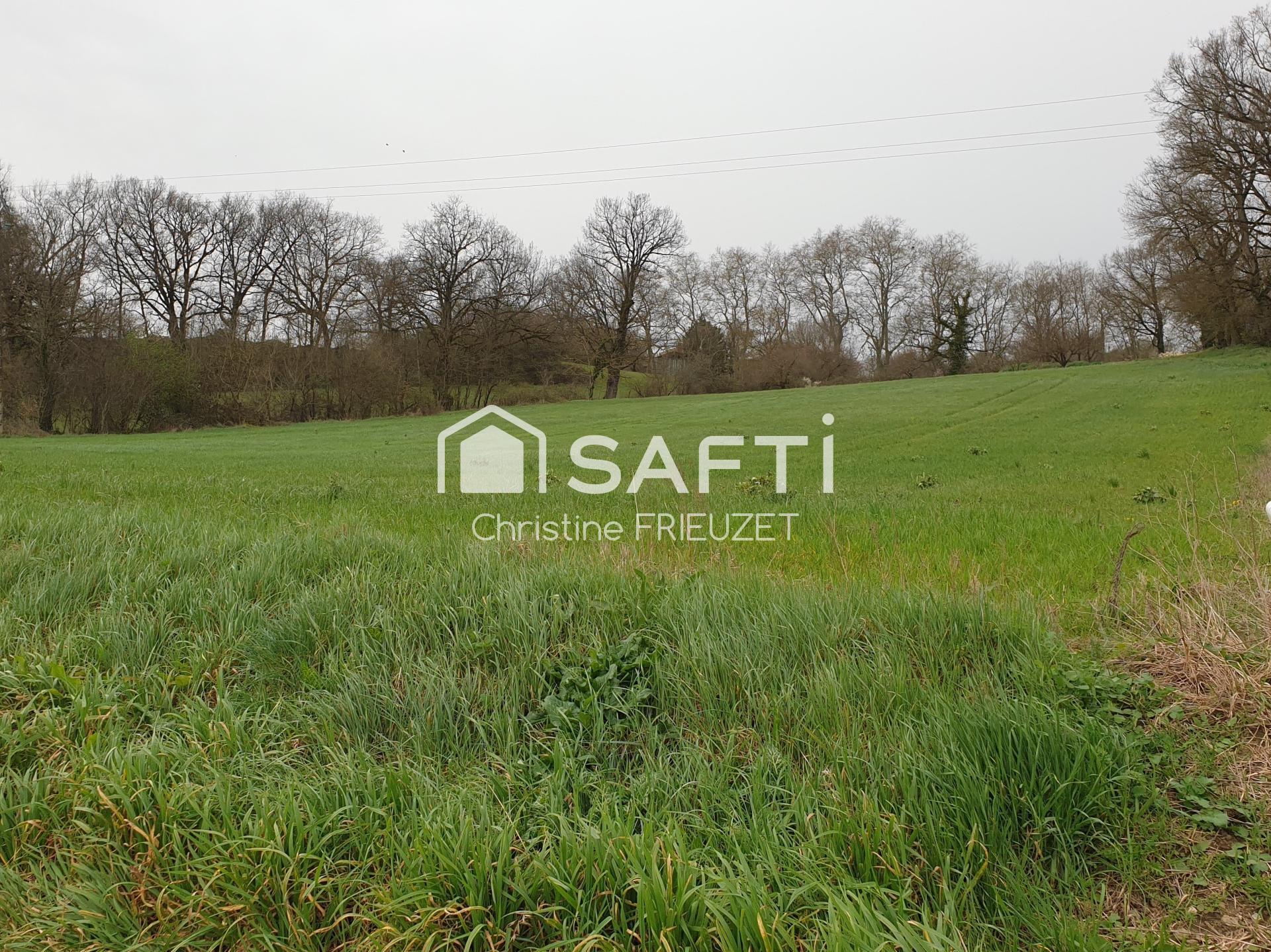 Terrain spacieux et constructible
