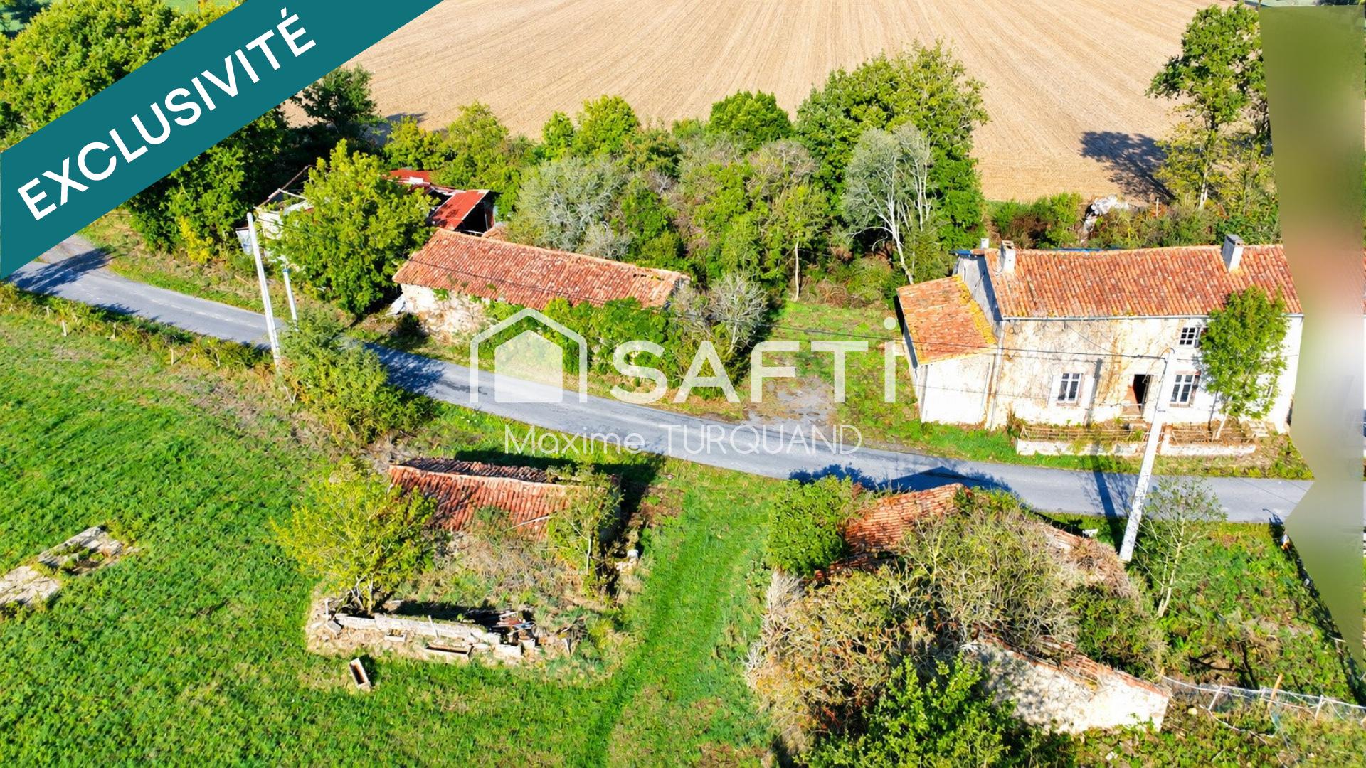 LONGÈRE À RÉNOVER 150m² AVEC DÉPENDANCES ET TERRAIN DE 2 579 m²