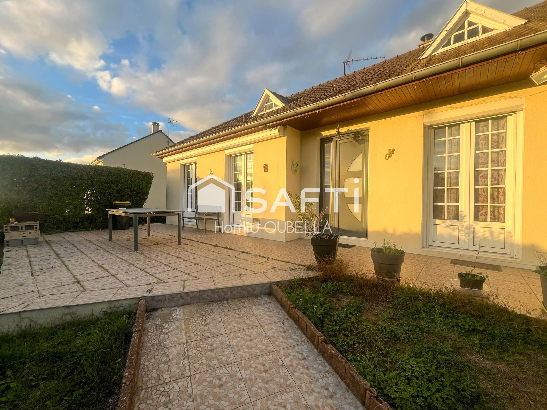 MAISON 5 PIÈCES 3 CHAMBRES DE 112 M² AVEC SOUS-SOL COMPLET ET TERRAIN DE 632 M²