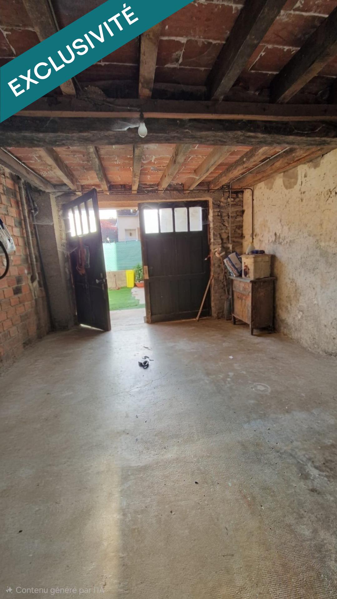 Maison avec garage et grenier aménageable
